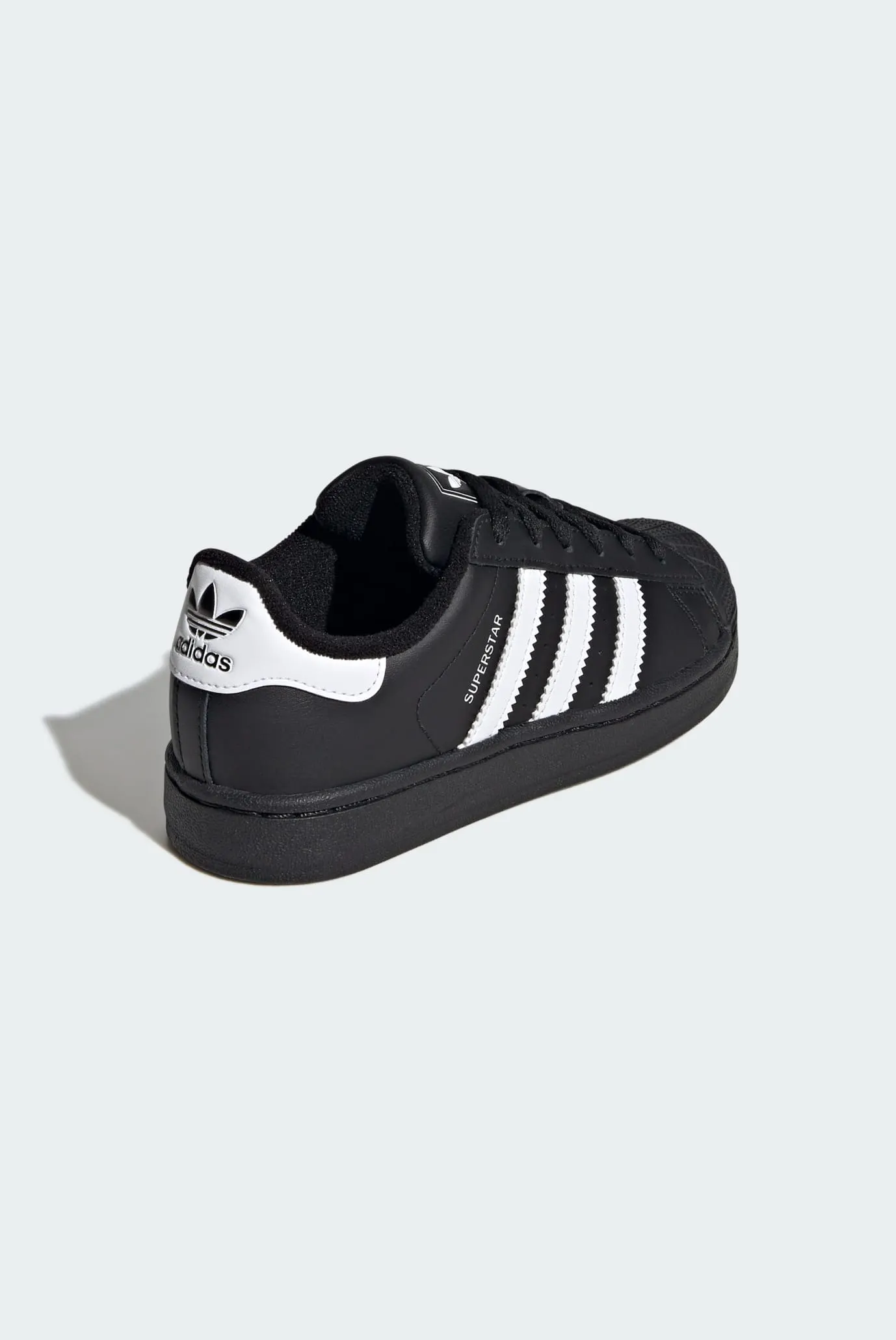 Дитячі чорні снікерси Superstar II Kids 5