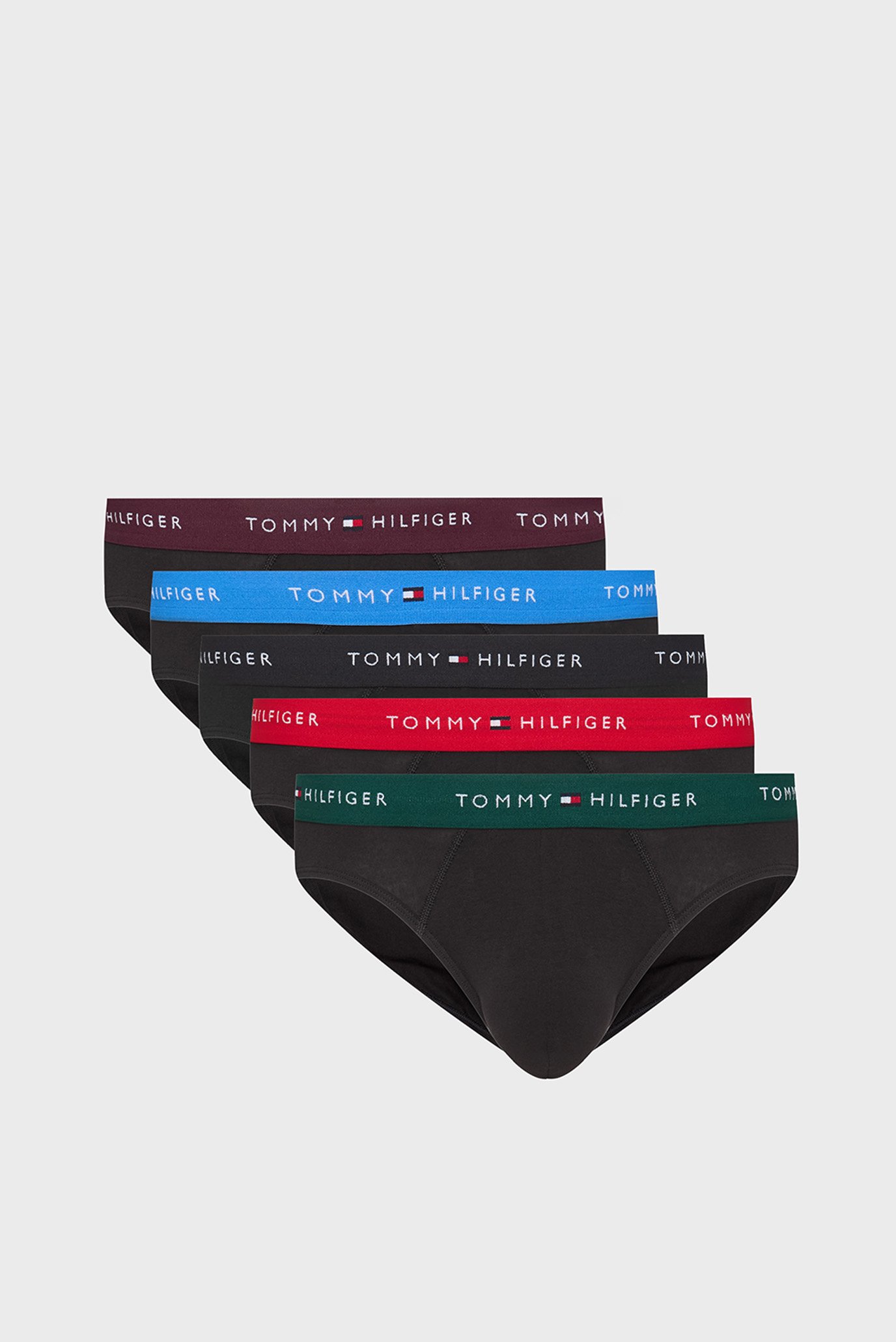Мужские черные брифы (5 шт) BRIEF WB Разноцветный L Tommy Hilfiger UM0UM03386 Мужские черные брифы (5 шт) BRIEF WB Разноцветный L Tommy Hilfiger UM0UM03386