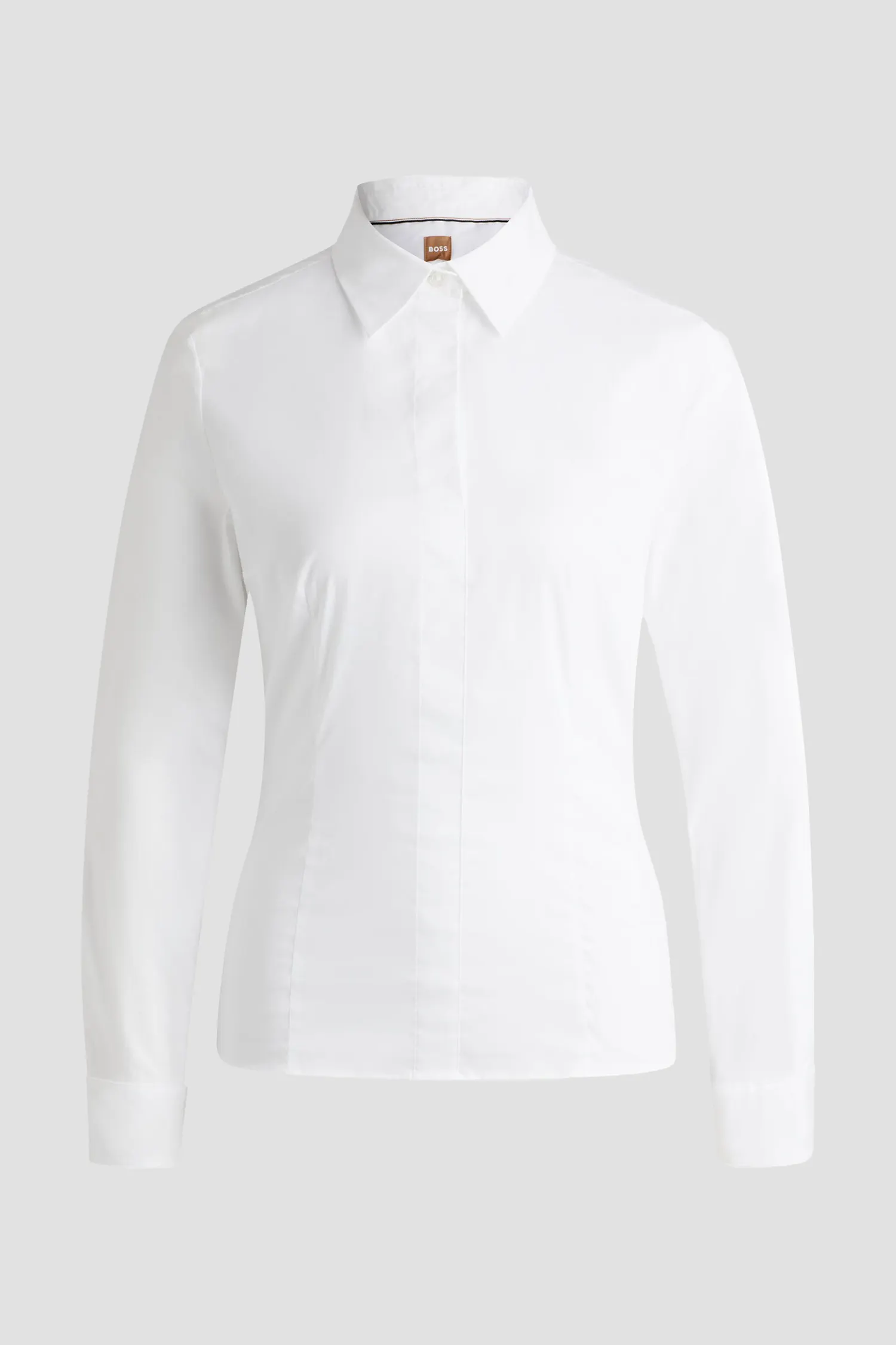 Женская белая рубашка 6