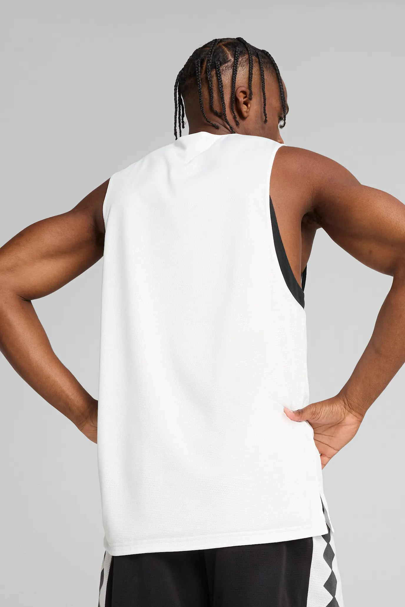 Мужская белая майка Jaws Core Basketball Tank Men 3