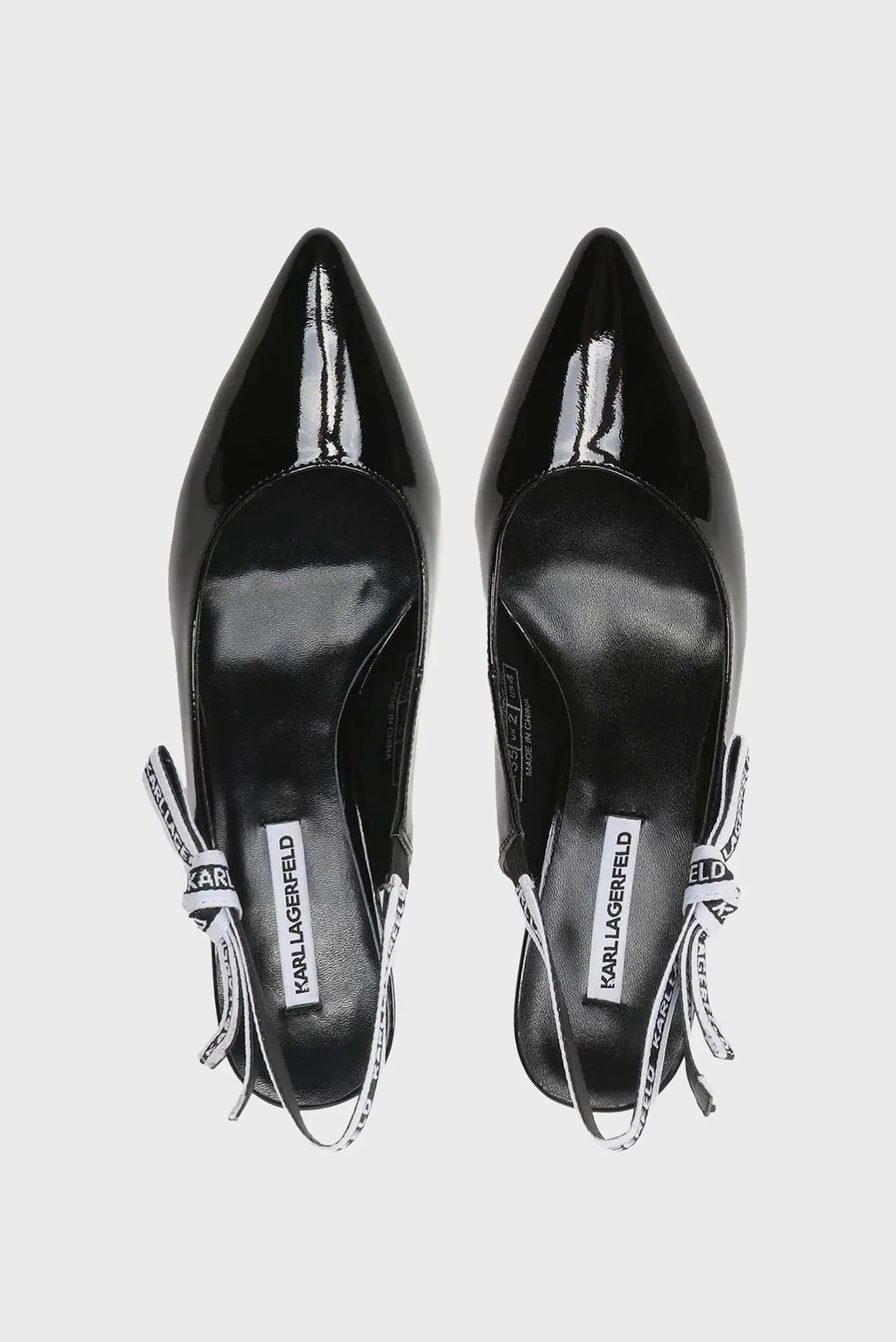 Жіночі чорні шкіряні слінгбеки 4