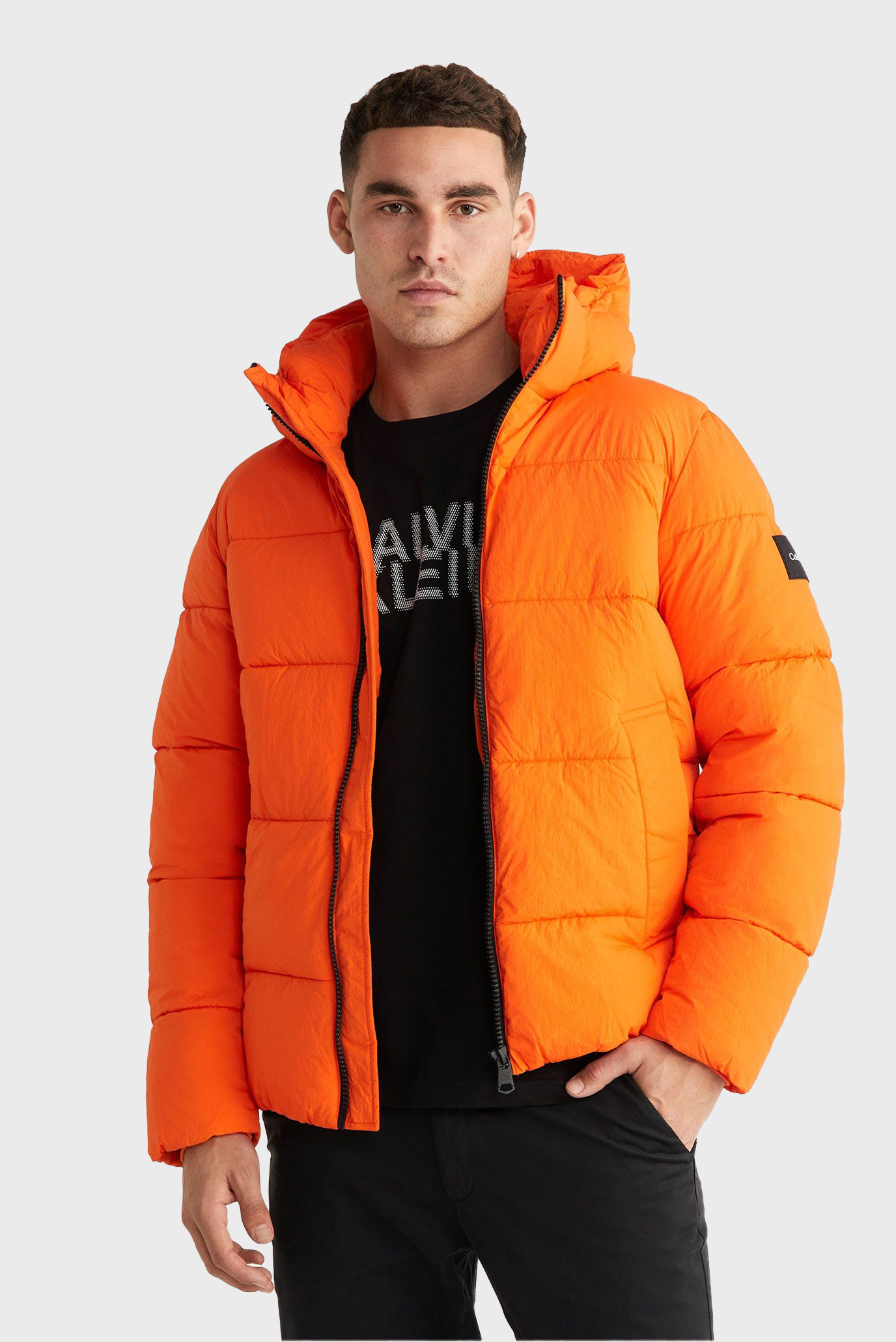 Мужская оранжевая куртка CRINKLE NYLON 1