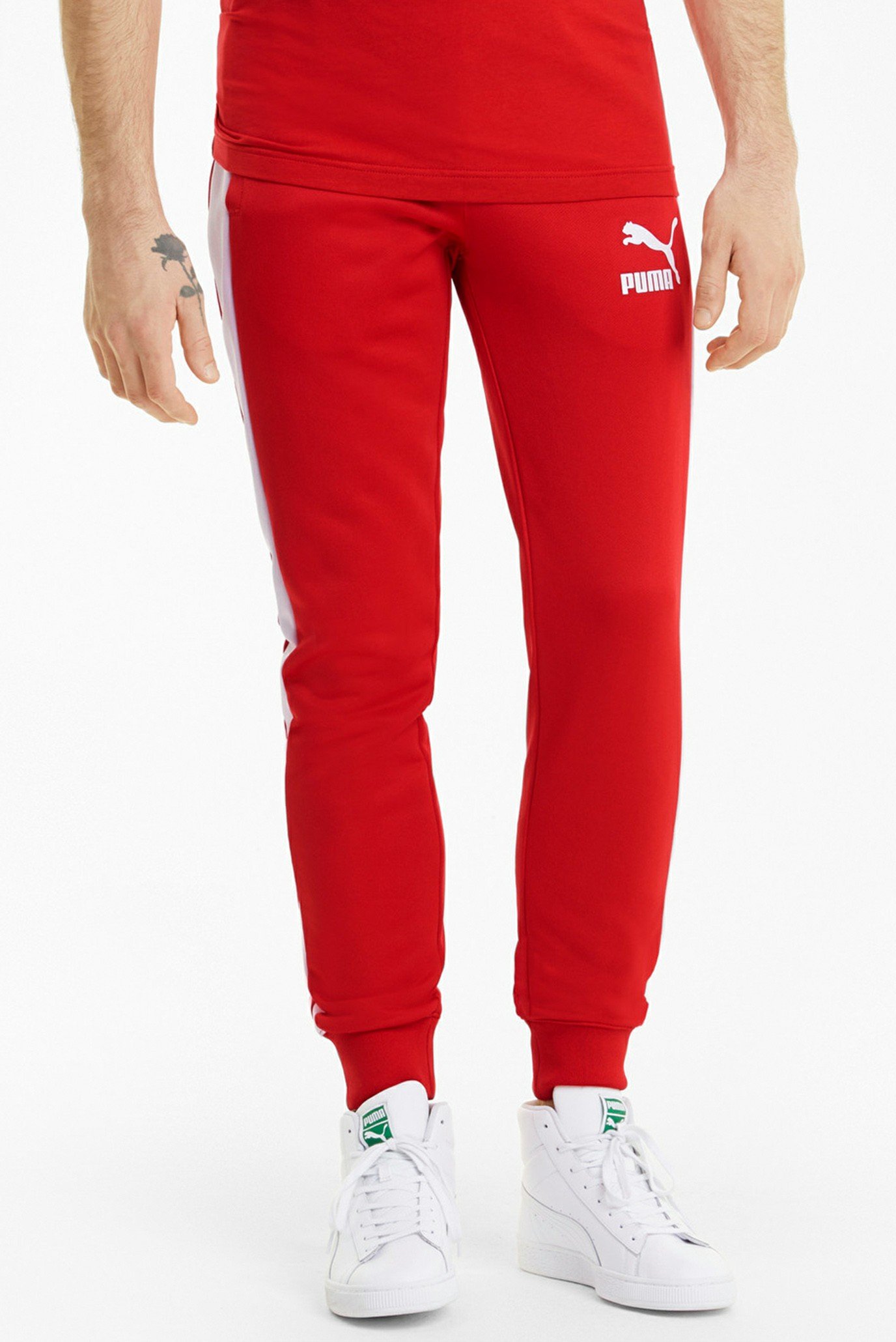 Чоловічі червоні штани Iconic T7 Men's Track Pants 1