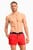 Мужские красные плавательные шорты PUMA Swim Men Logo Short Length Swim Shorts