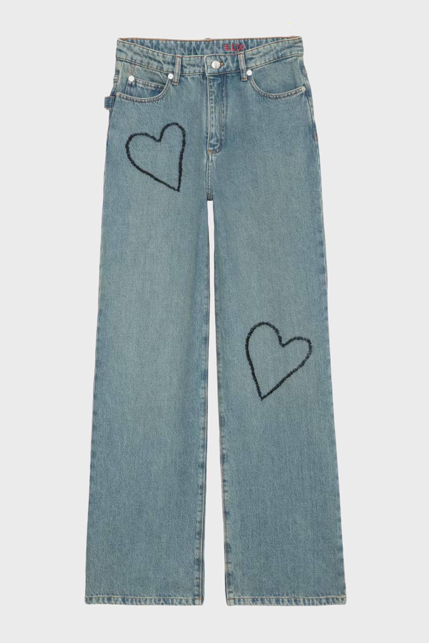 Женские голубые джинсы Elio Голубой 27 ZADIG&VOLTAIRE WWJE01265_LIGHT BLUE Женские голубые джинсы Elio Голубой 27 ZADIG&VOLTAIRE WWJE01265_LIGHT BLUE