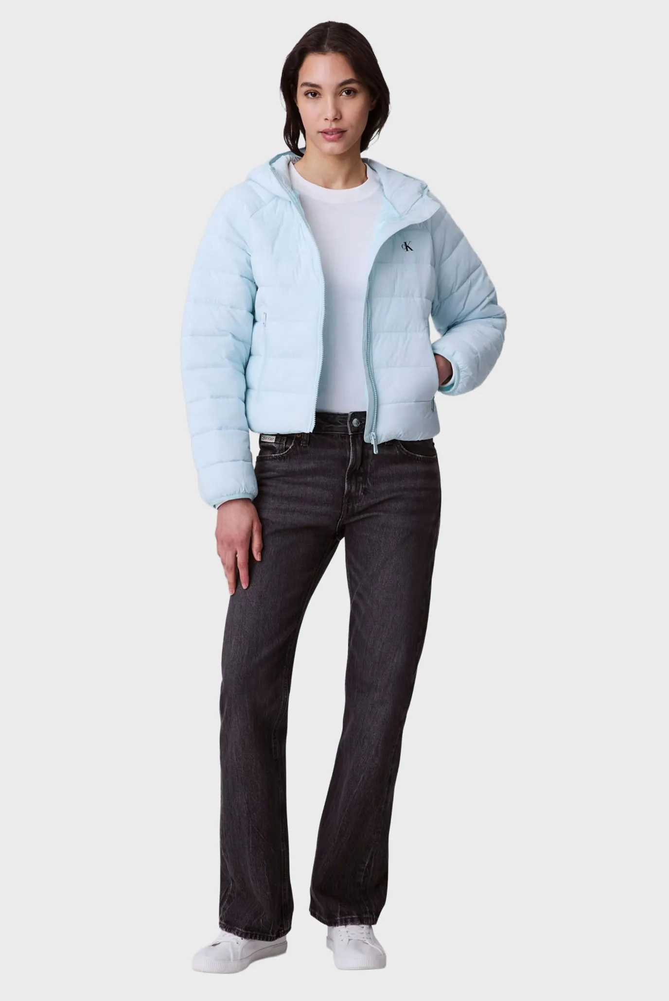 Женская голубая куртка LIGHTWEIGHT QUILTED 2