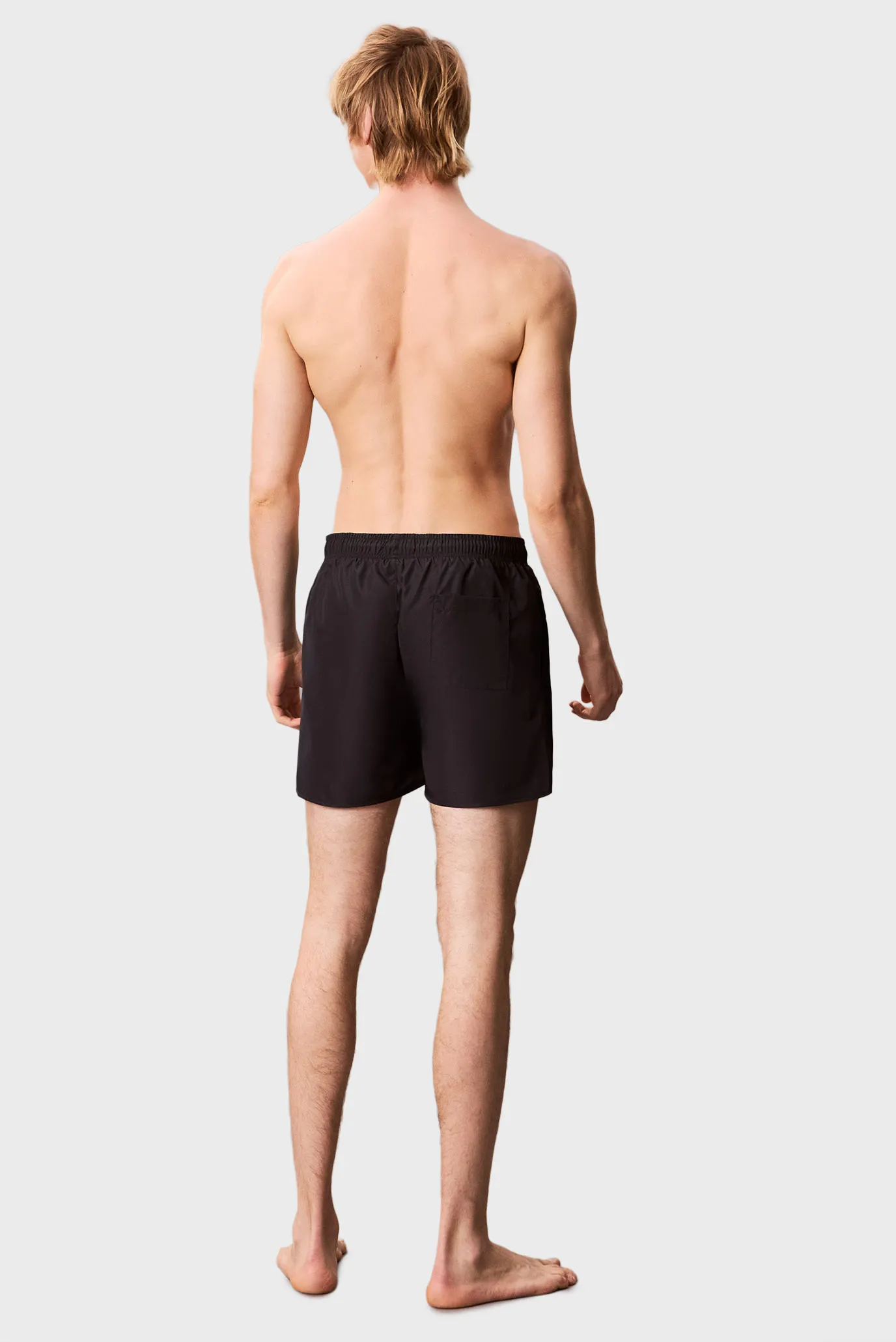 Чоловічі чорні плавальні шорти 3