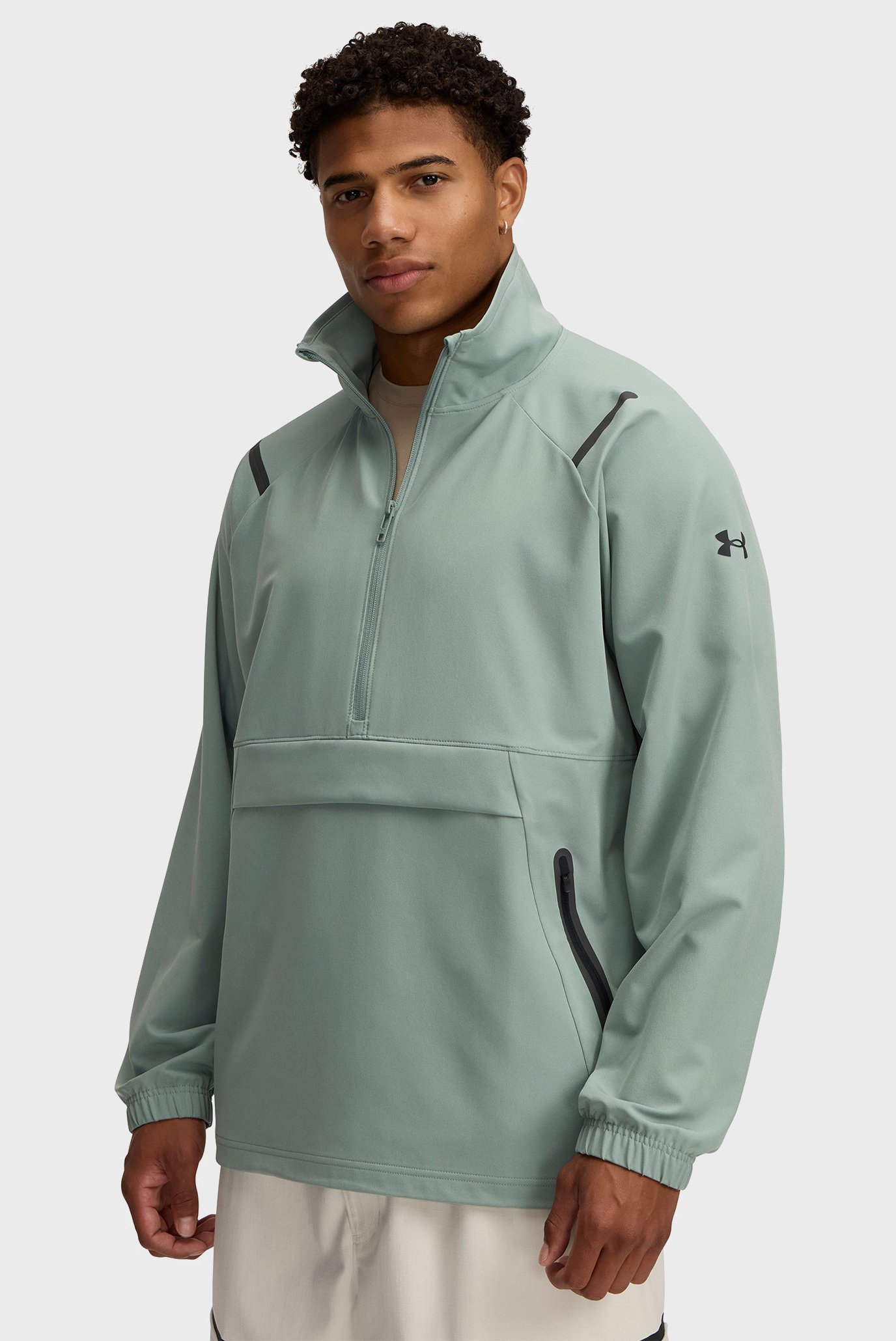 Мужской мятный анорак UA Unstoppable Anorak Ментоловый L Under Armour 1387891-348 Мужской мятный анорак UA Unstoppable Anorak Ментоловый L Under Armour 1387891-348