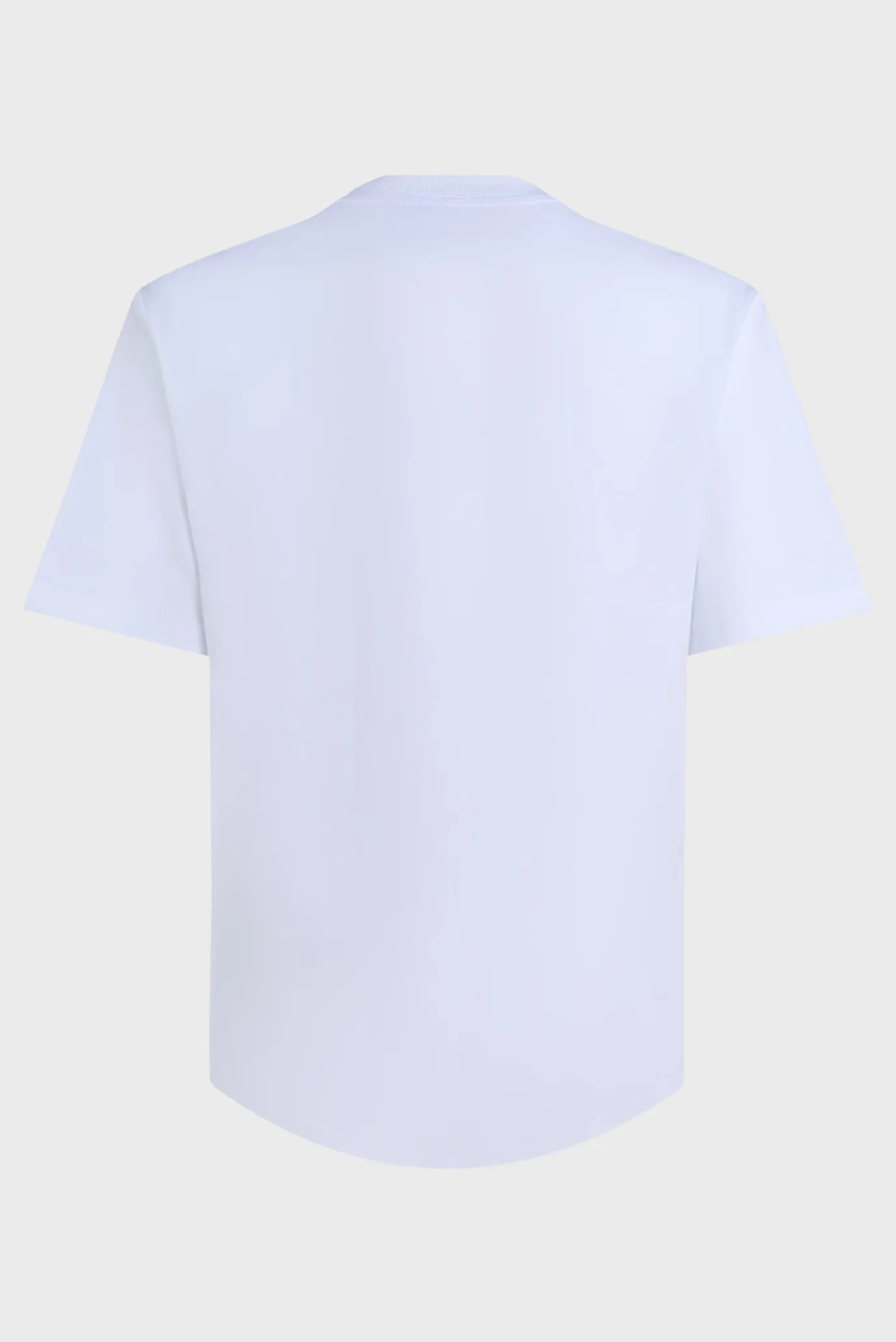 Мужская белая футболка embossed 6