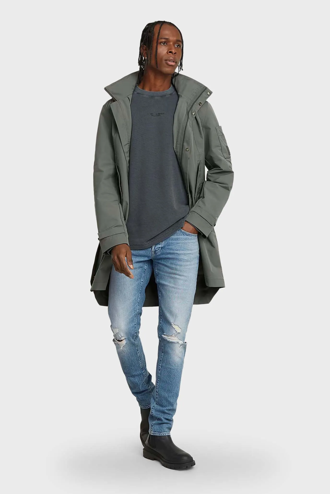 Мужские голубые джинсы 3301 Slim 2