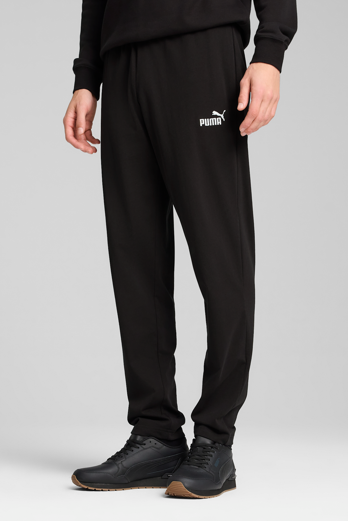 Чоловічі чорні спортивні штани Essentials No. 1 Logo Jersey Pants Men 1