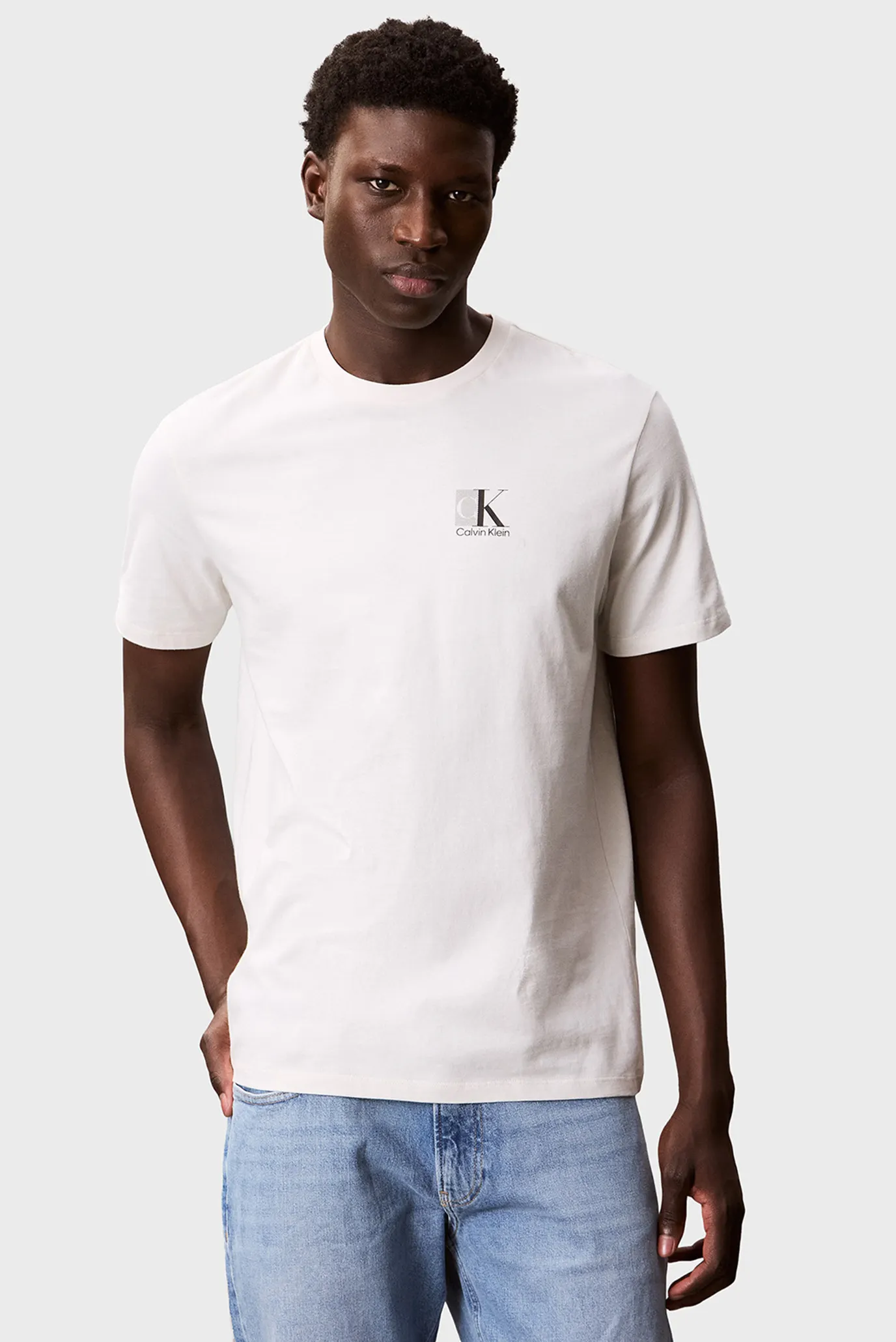 Мужская белая футболка ABSTRACT GRAPHIC 2