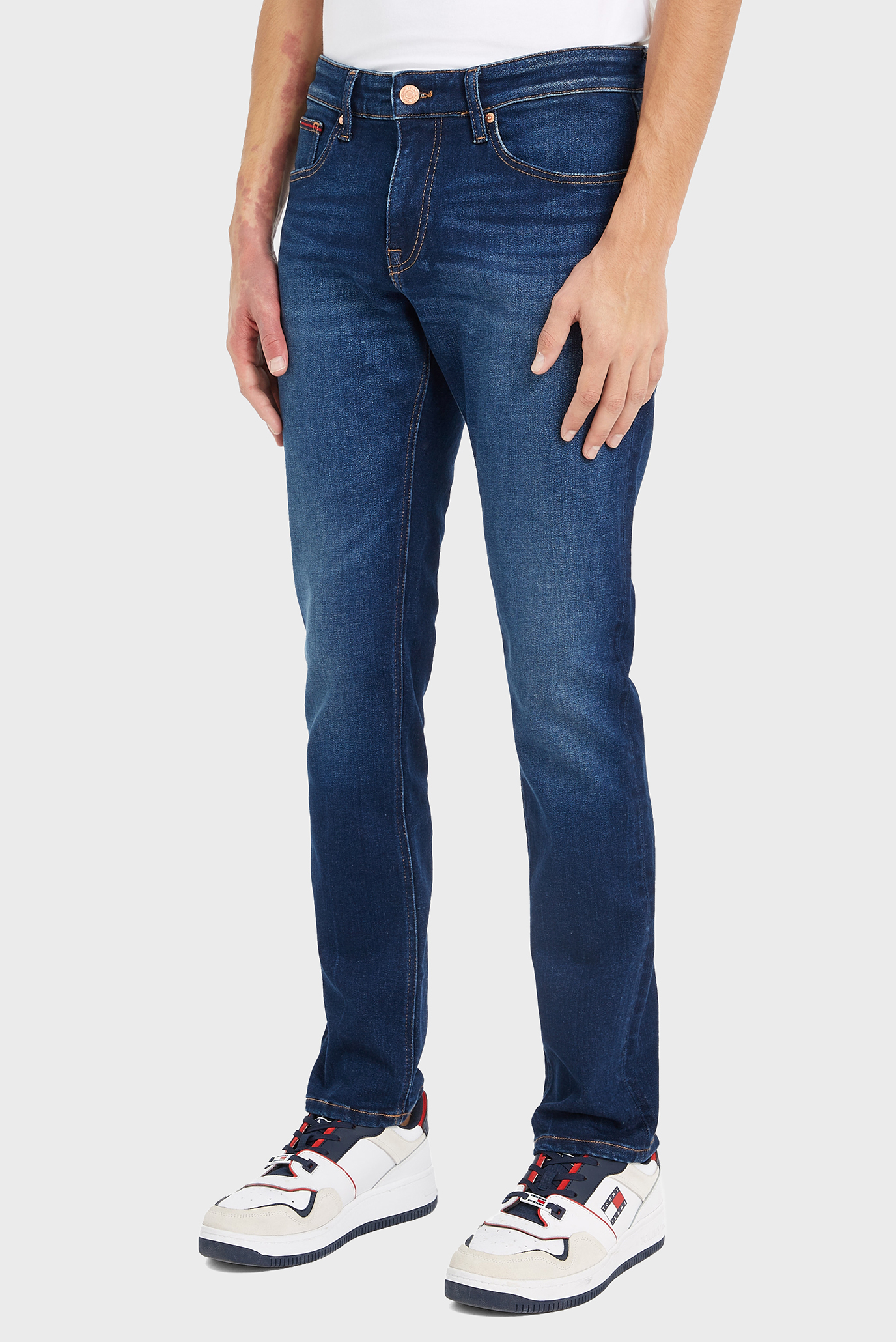 Мужские темно-синие джинсы SCANTON SLIM Синий 29-32 Tommy Jeans DM0DM16640 Мужские темно-синие джинсы SCANTON SLIM Синий 29-32 Tommy Jeans DM0DM16640