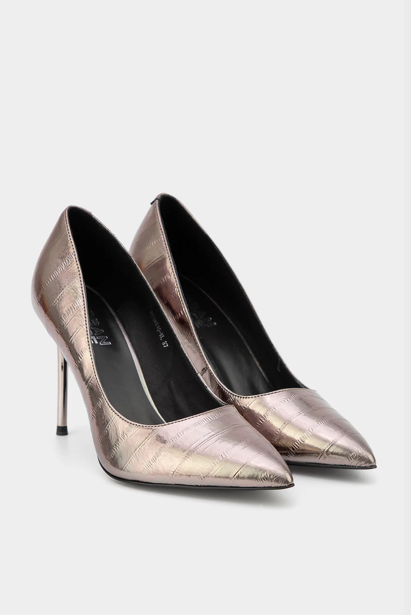 Жіночі бронзові шкіряні човники 2