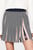 Женская плиссированная юбка в полоску THC ITHACA MONOGRAM MINI