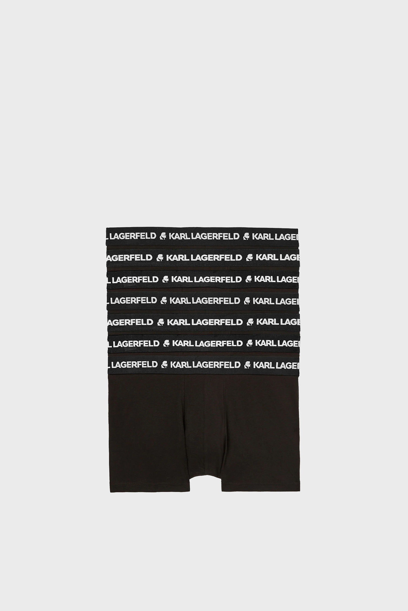 Мужские черные боксеры (7 шт) Черный L Karl Lagerfeld A1M47010;999