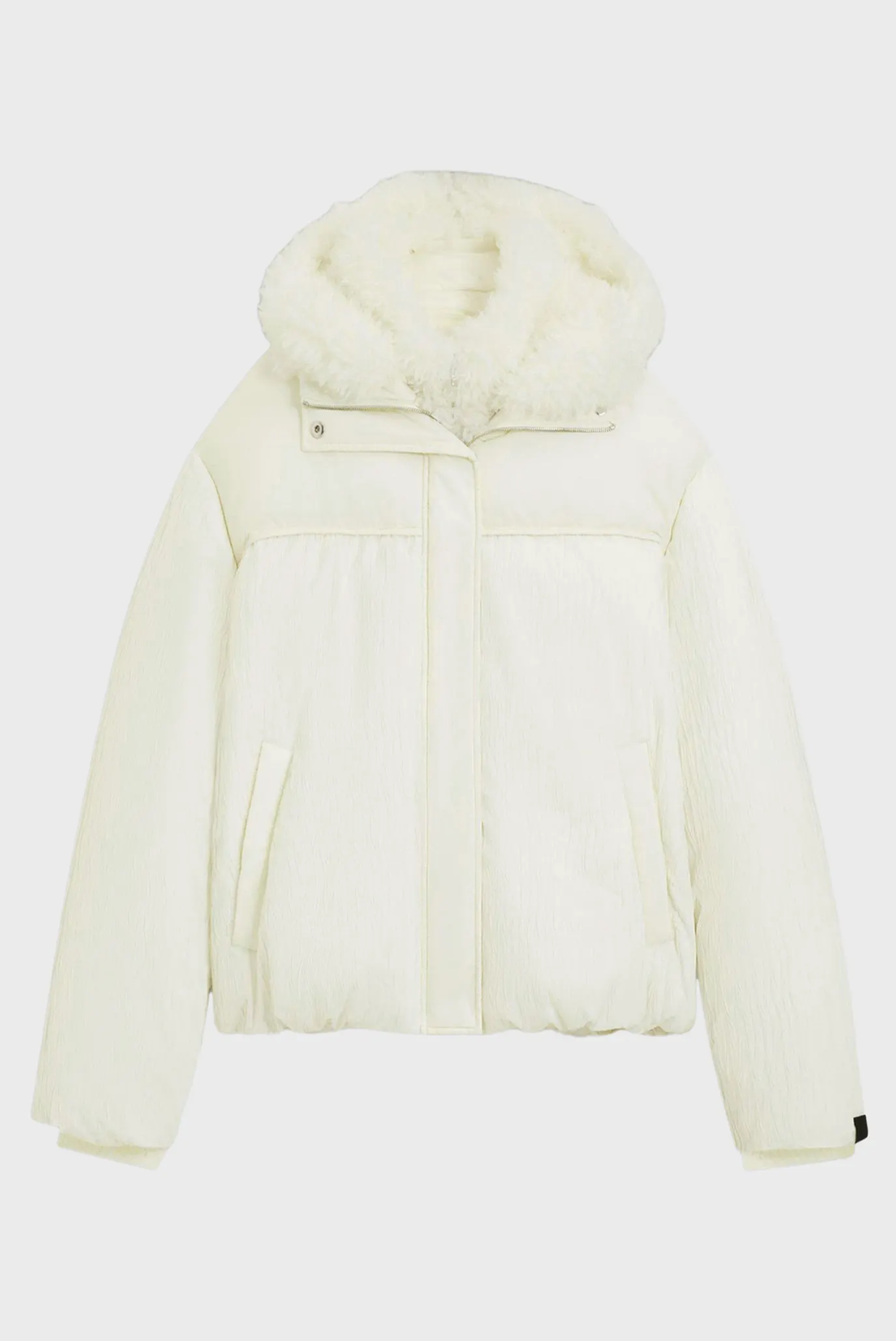 Жіноча біла куртка 6