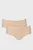 Жіночі бежеві трусики (2 шт) Essentials Hipster