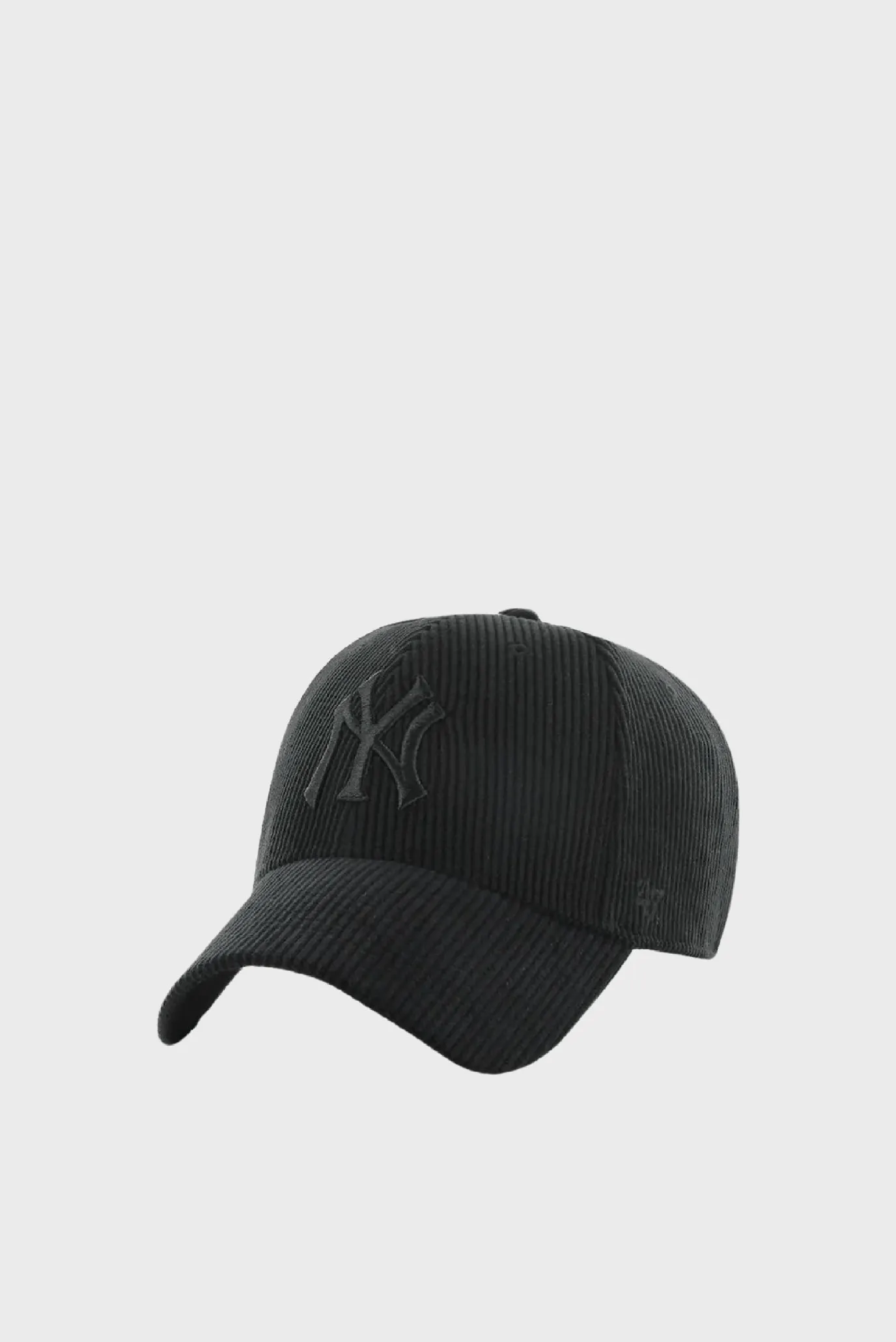 Чорна вельветова кепка NEW YORK YANKEES THICK CORD 1