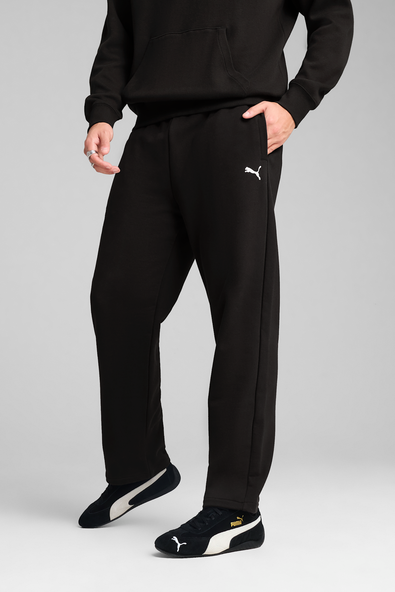 Мужские черные спортивные брюки WARDROBE ESS Relaxed Sweatpants Men 1