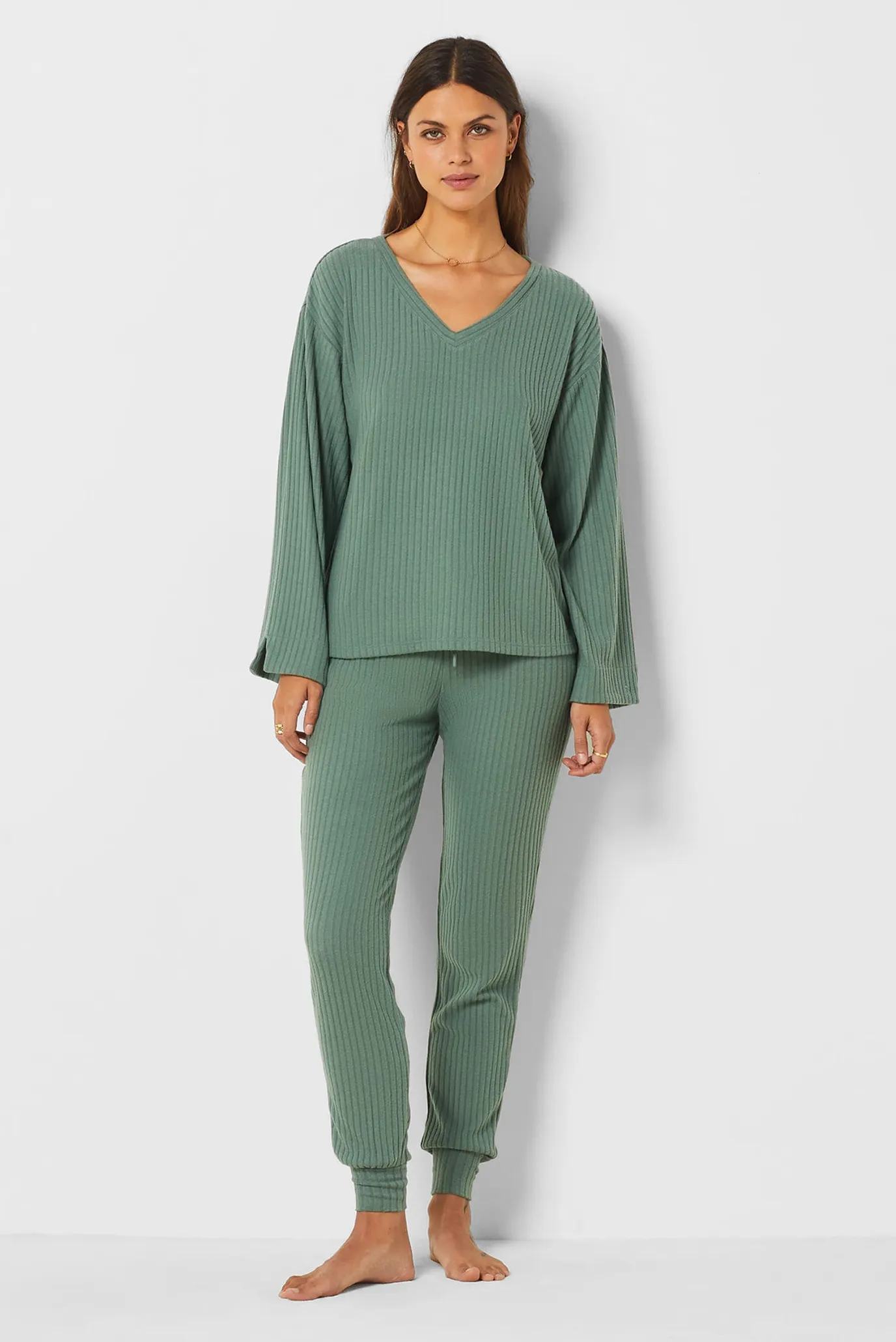 Жіночий зелений світшот DOLMA 2