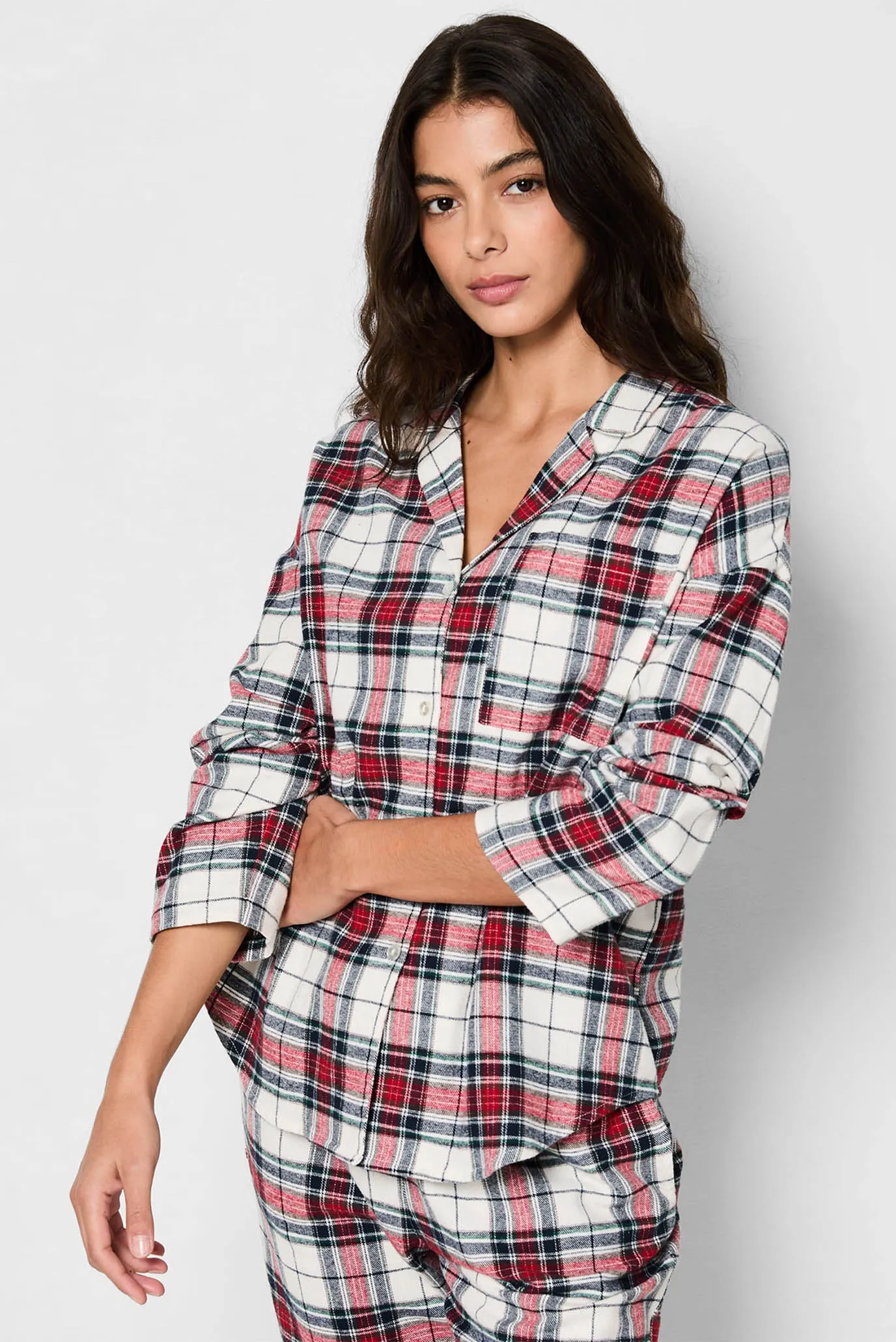 Женская пижама в клетку (рубашка, брюки) GRIGOR 3