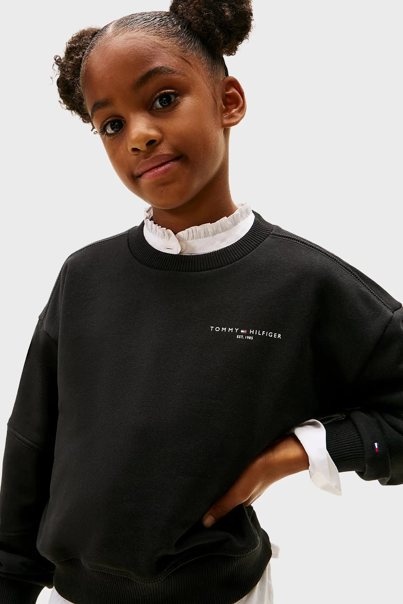 Детский черный спортивный костюм (свитшот, леггинсы) CORP 3