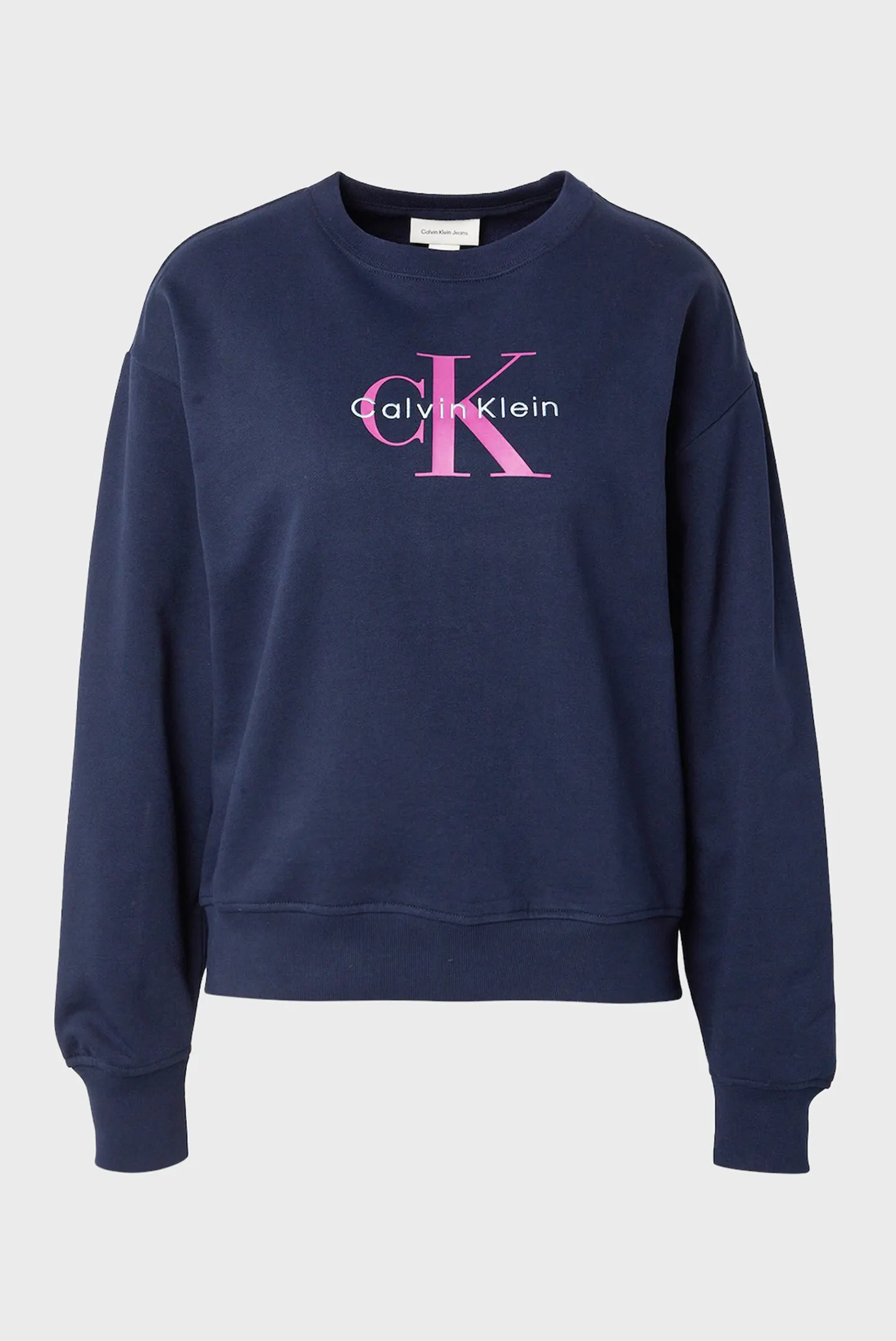 Женский темно-синий свитшот LS MONOLOGO FRENCH TERRY RLXD CN 6