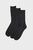 Женские черные носки (3 пары)