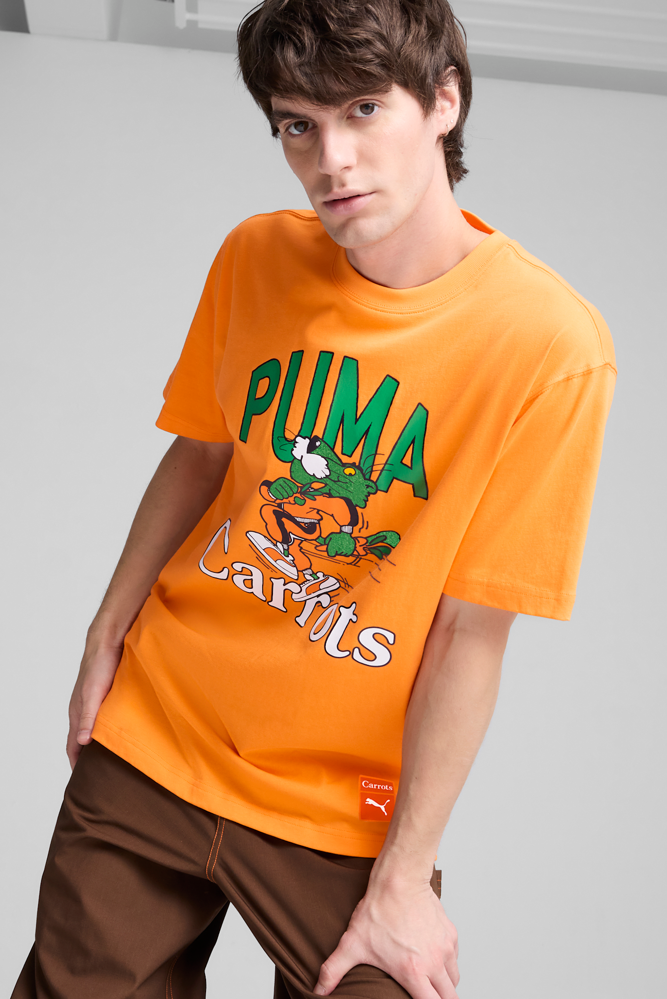 Мужская оранжевая футболка PUMA x Carrots Men's Graphic Tee 1