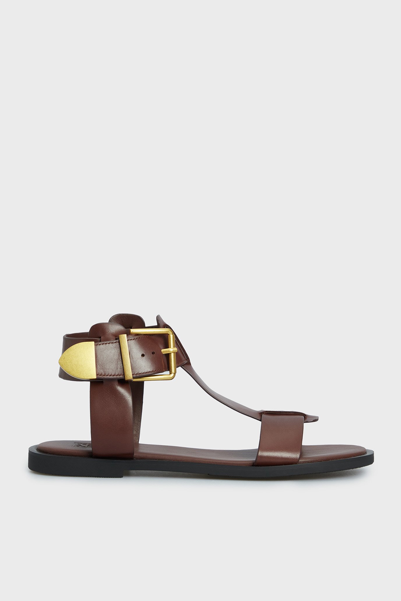 Жіночі коричневі шкіряні сандалі Mesa 1