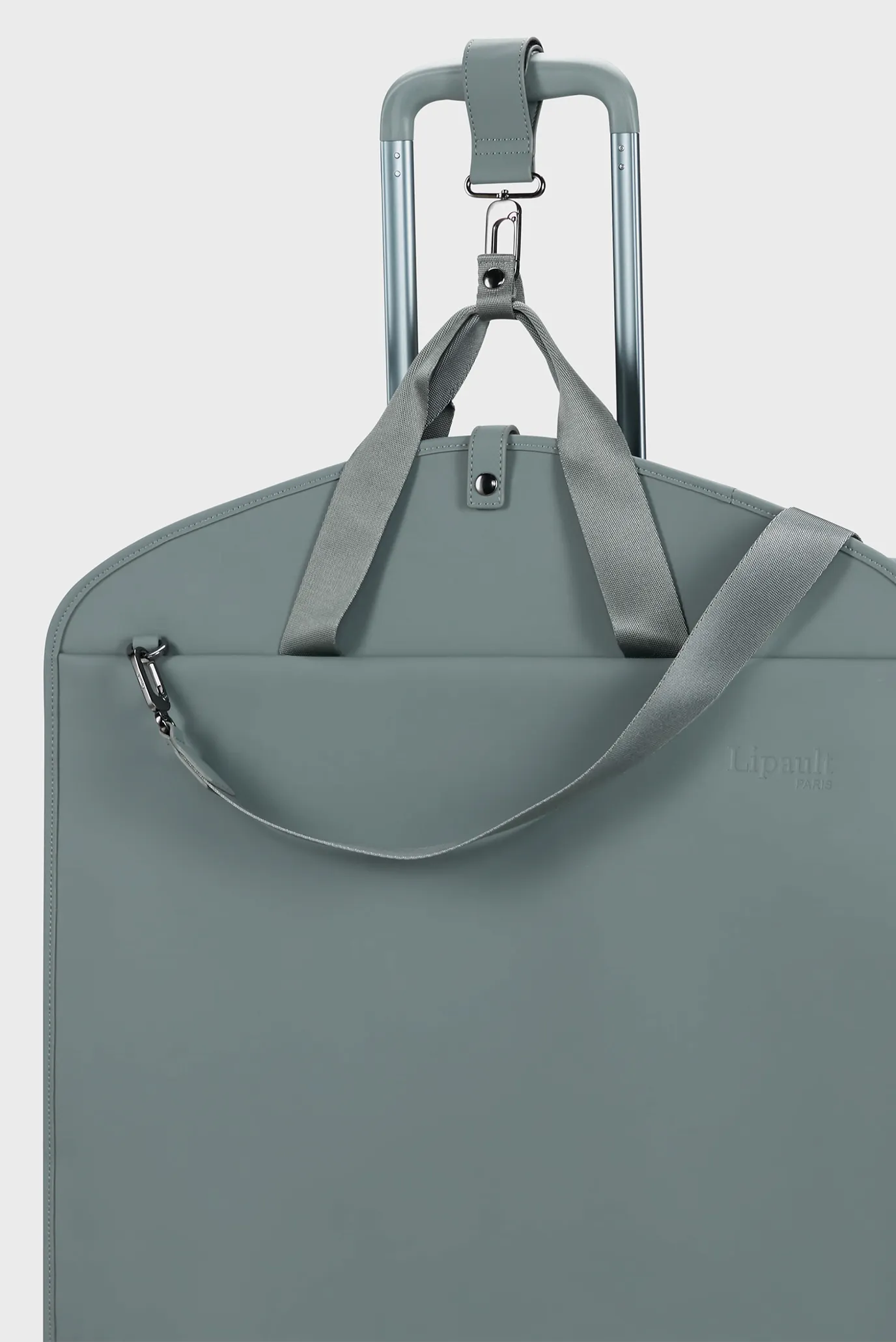 Серый чехол для одежды LOST IN BERLIN CEMENT STORM 5