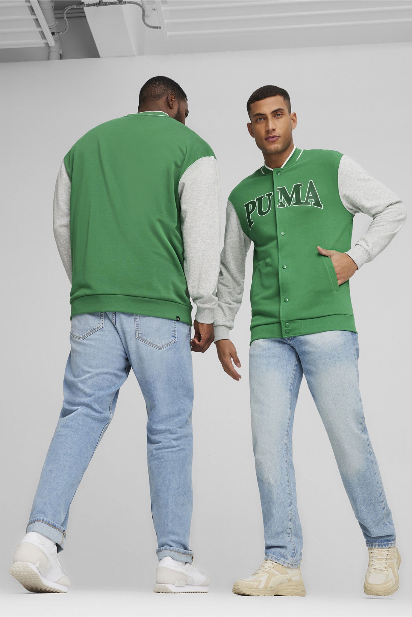 Чоловіча зелена спортивна кофта PUMA SQUAD Men's Track Jacket 1