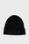 Мужская черная шерстяная шапка