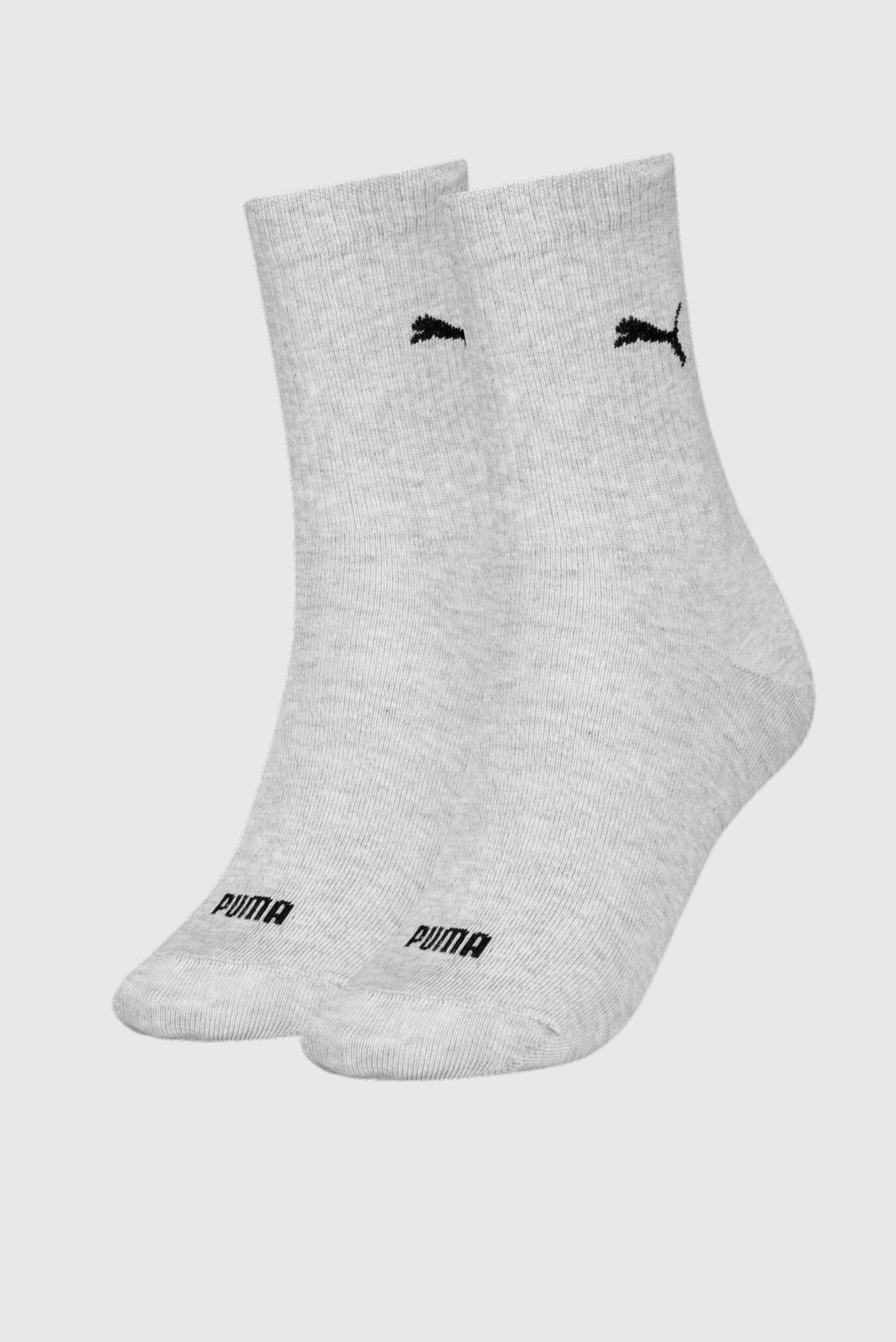 Женские серые носки (2 пары) PUMA Women's Classic Socks 2 Pack 1