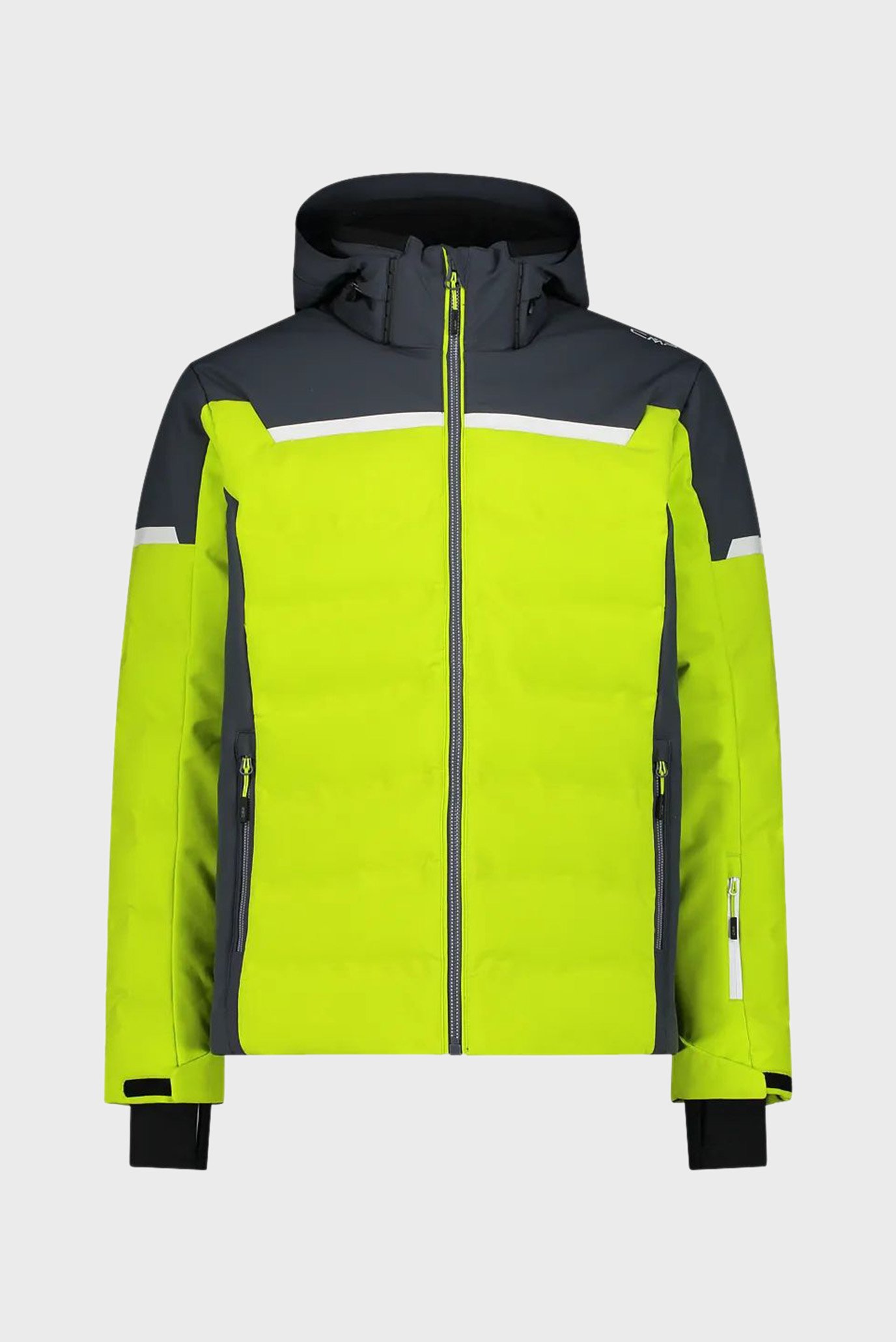 Мужская салатовая куртка ZIP HOOD STRETCH POLYES Салатовый 48 CMP 34W4697-E112 Мужская салатовая куртка ZIP HOOD STRETCH POLYES Салатовый 48 CMP 34W4697-E112