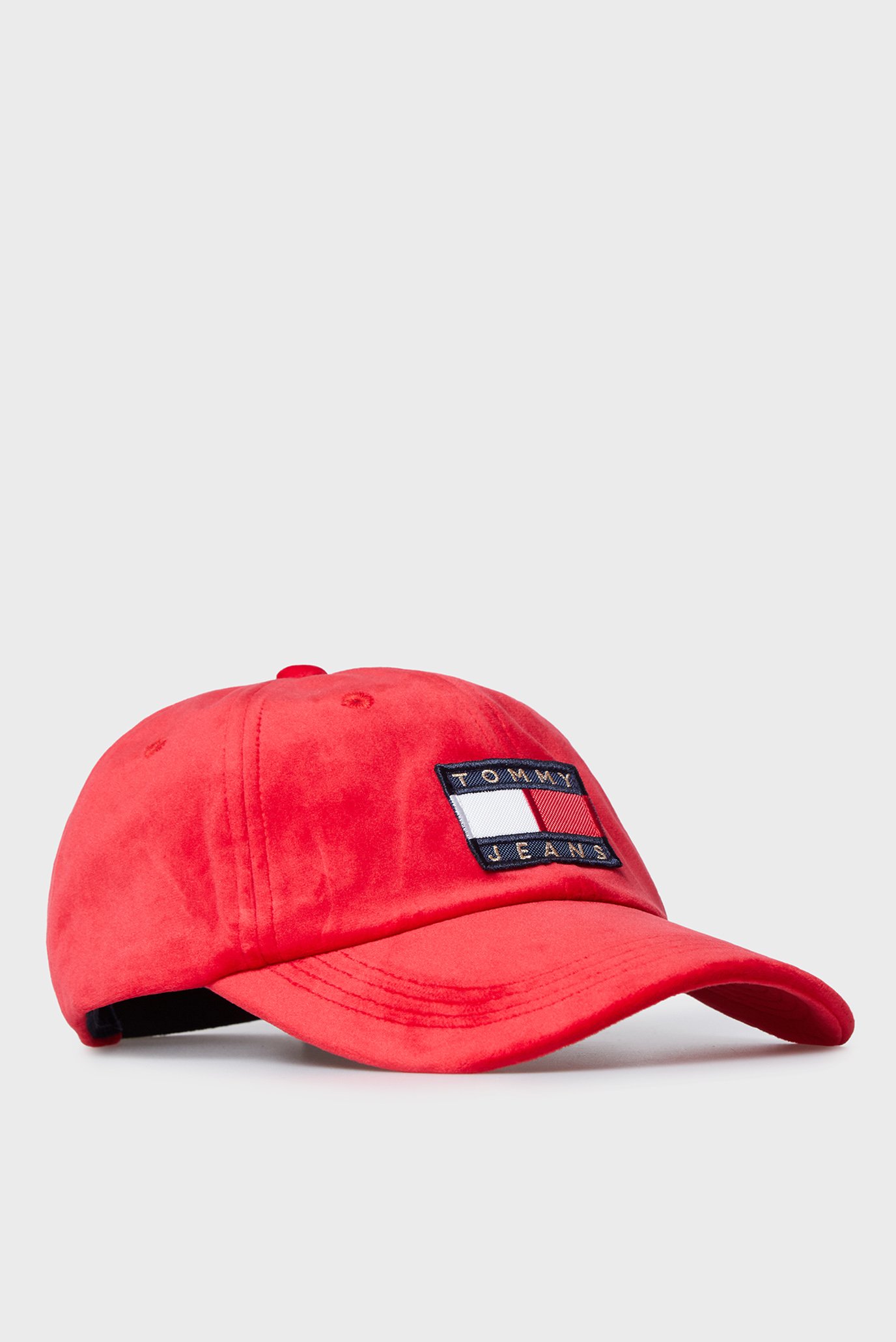 Женская красная велюровая кепка TJW HERITAGE 1