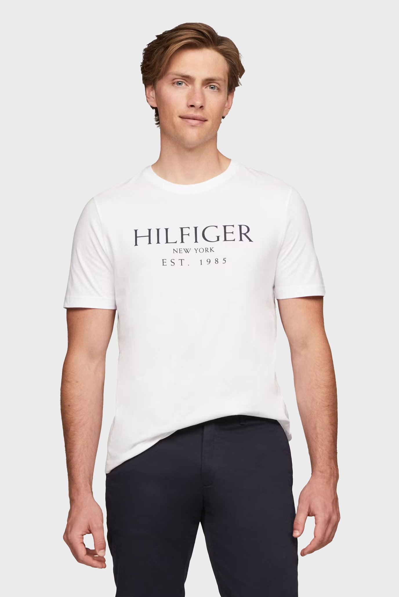 Чоловіча біла футболка BIG HILFIGER TEE 1