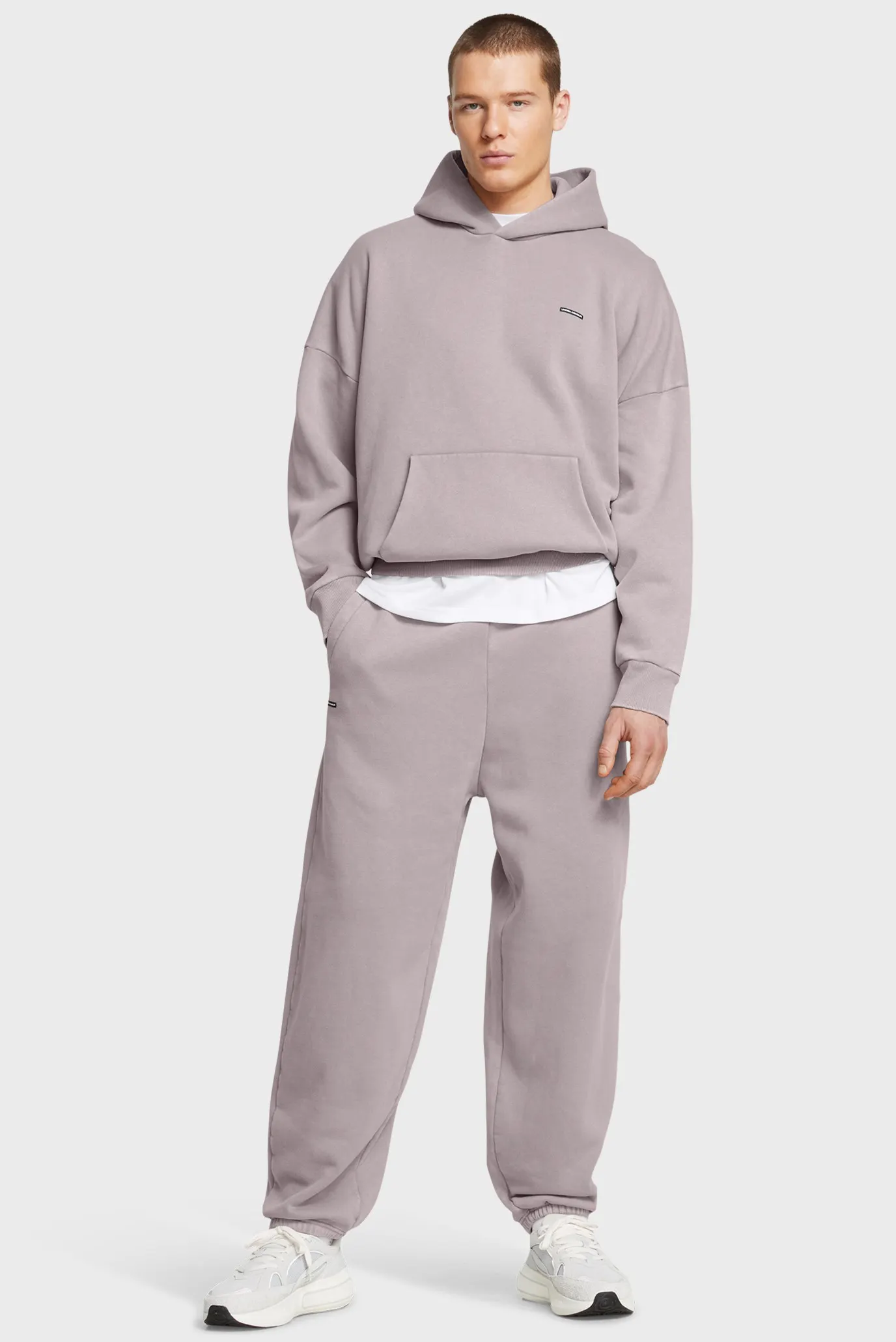 Чоловічі пудрові спортивні штани UA Icon HWT Flc Wash OS Pant 2