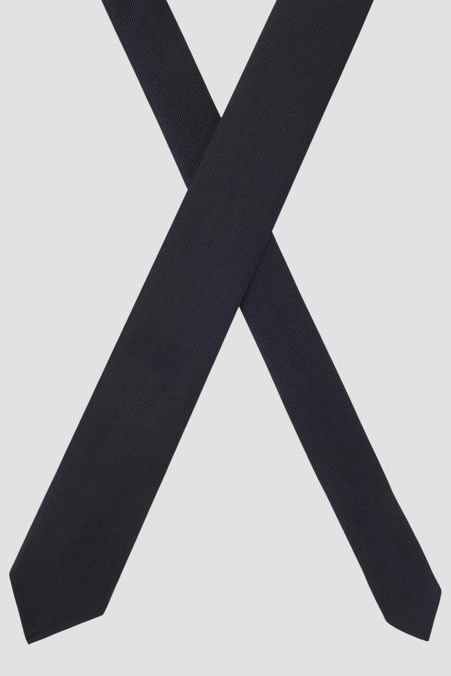 Мужской темно-синий шелковый галстук 3