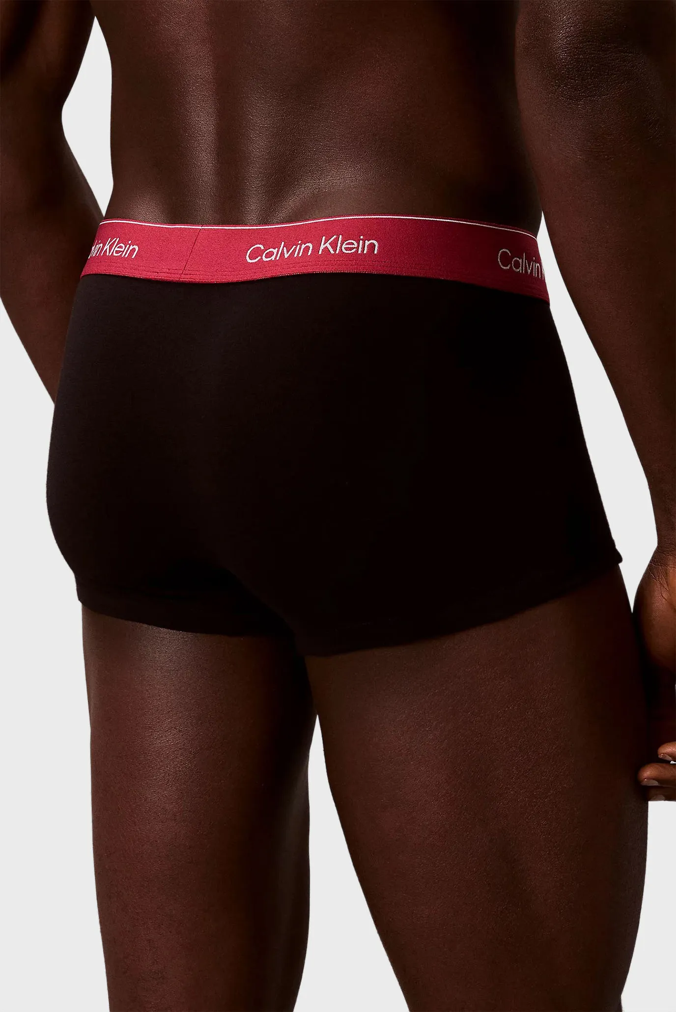 Мужские черные боксеры (3 шт) LOW RISE TRUNK 6