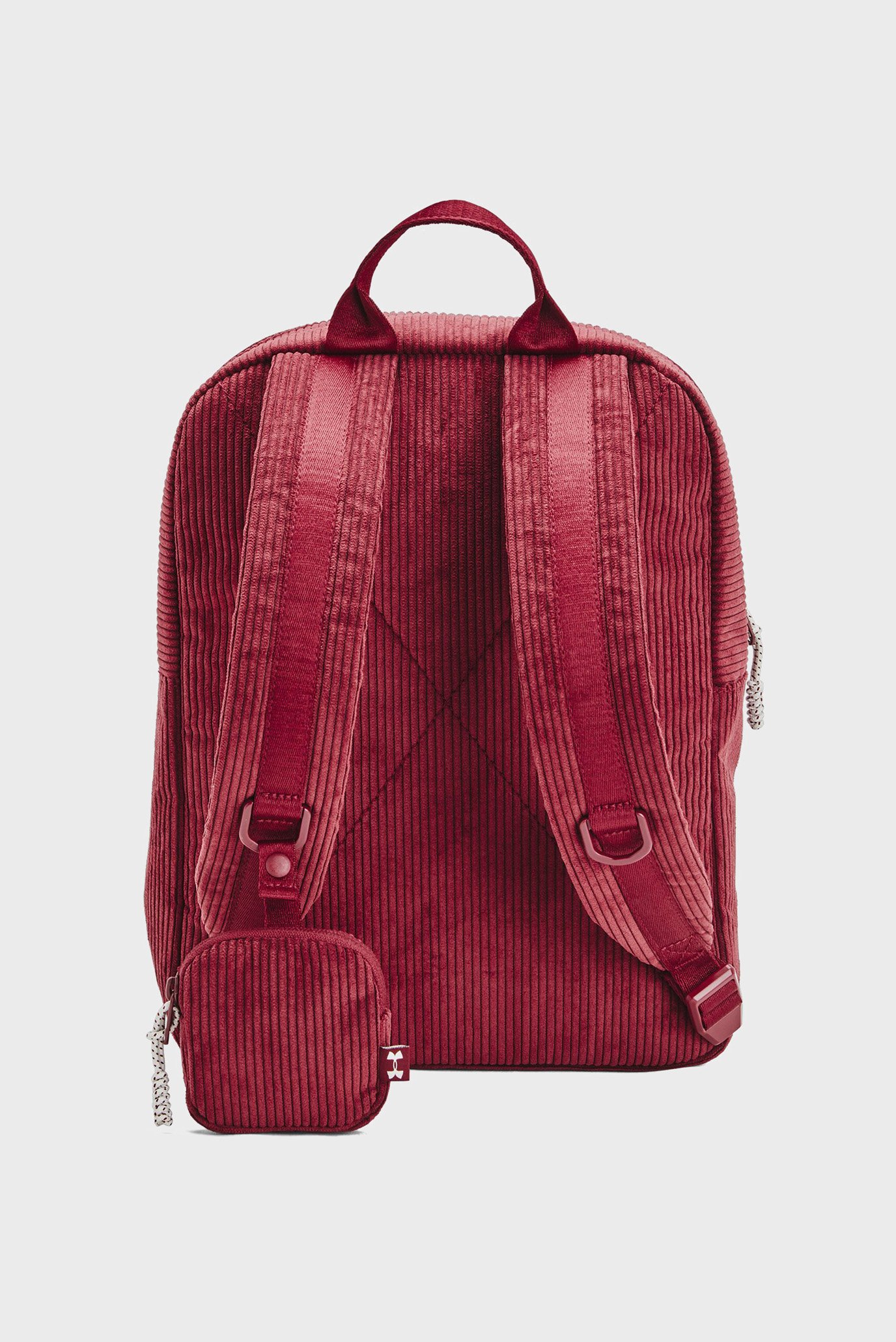 Женский бордовый вельветовый рюкзак UA Loudon Corduroy SM BP