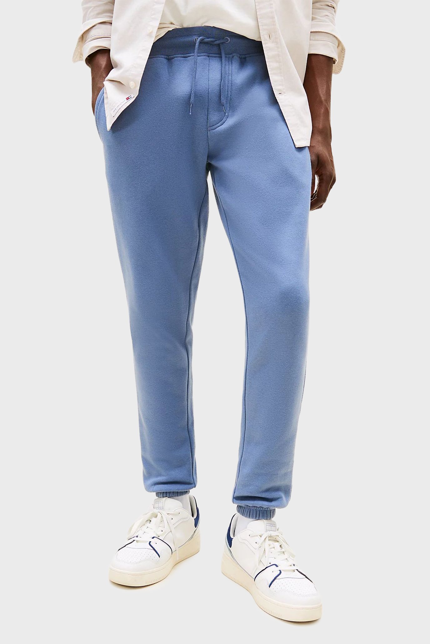 Мужские синие спортивные брюки SLIM S FLAG Синий M Tommy Jeans DM0DM20473 Мужские синие спортивные брюки SLIM S FLAG Синий M Tommy Jeans DM0DM20473