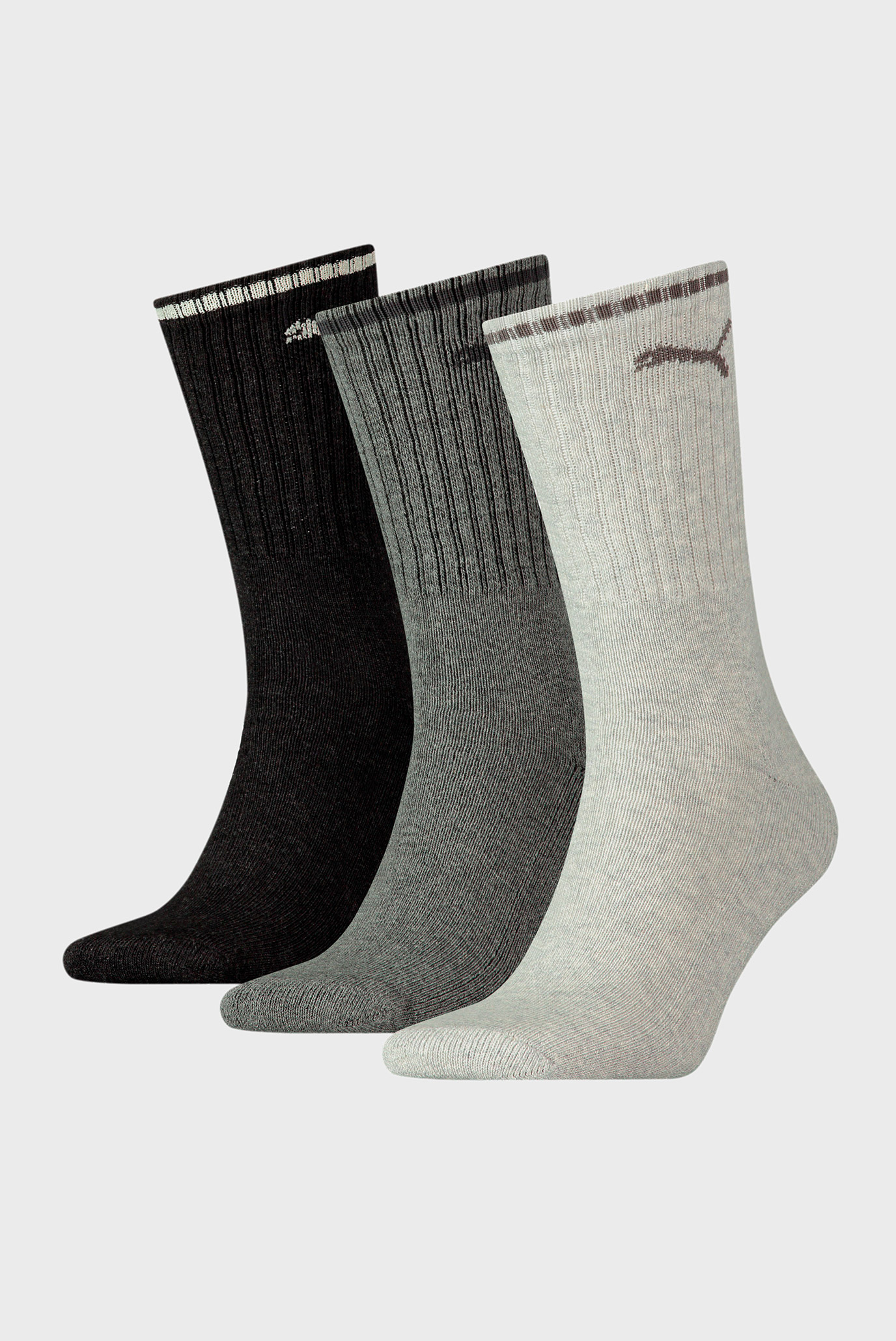 Носки (3 пары) Unisex Sport Crew Stripe Socks 1