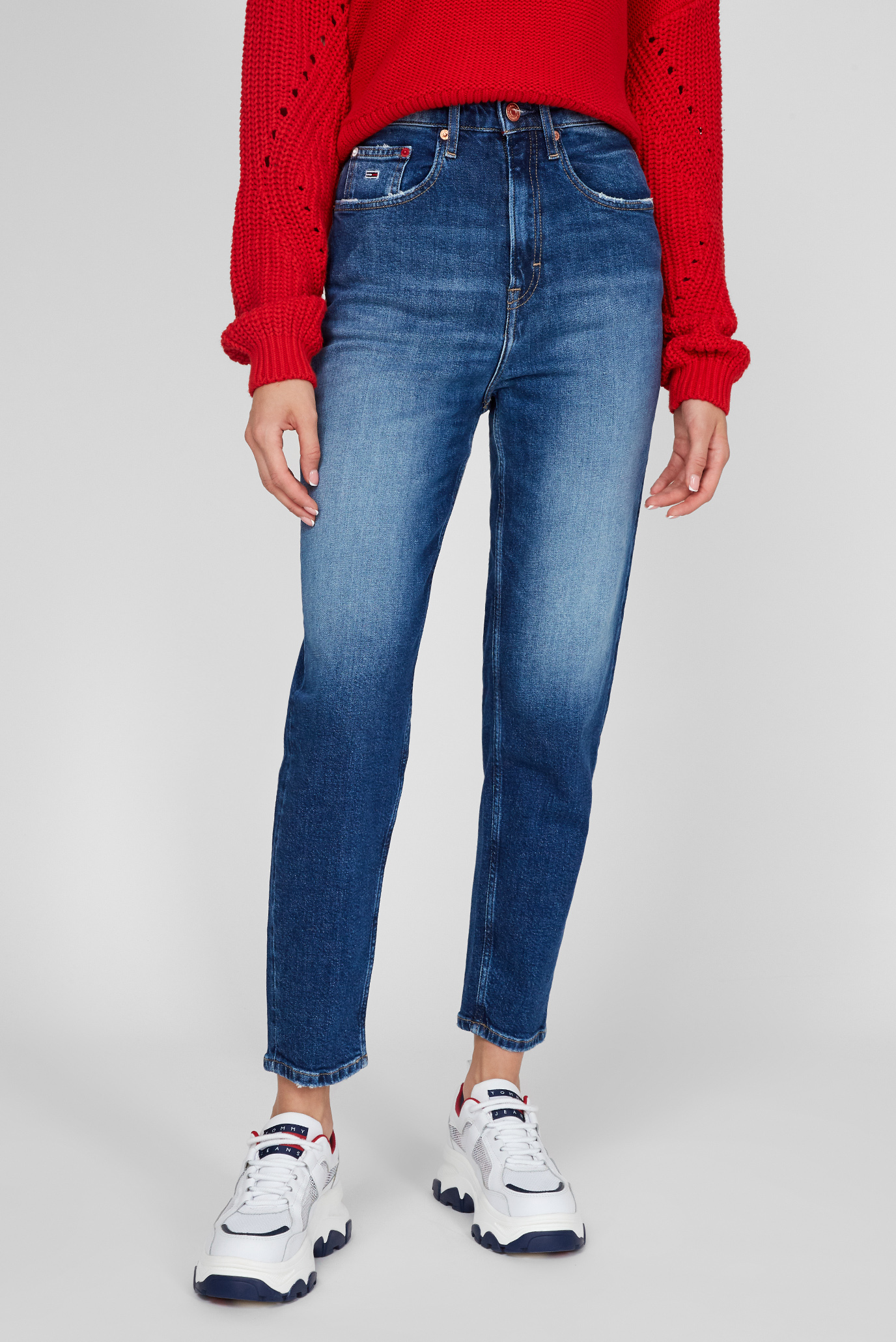 Женские синие джинсы MOM JEAN Синий 25-32 Tommy Jeans DW0DW10271 Женские синие джинсы MOM JEAN Синий 25-32 Tommy Jeans DW0DW10271