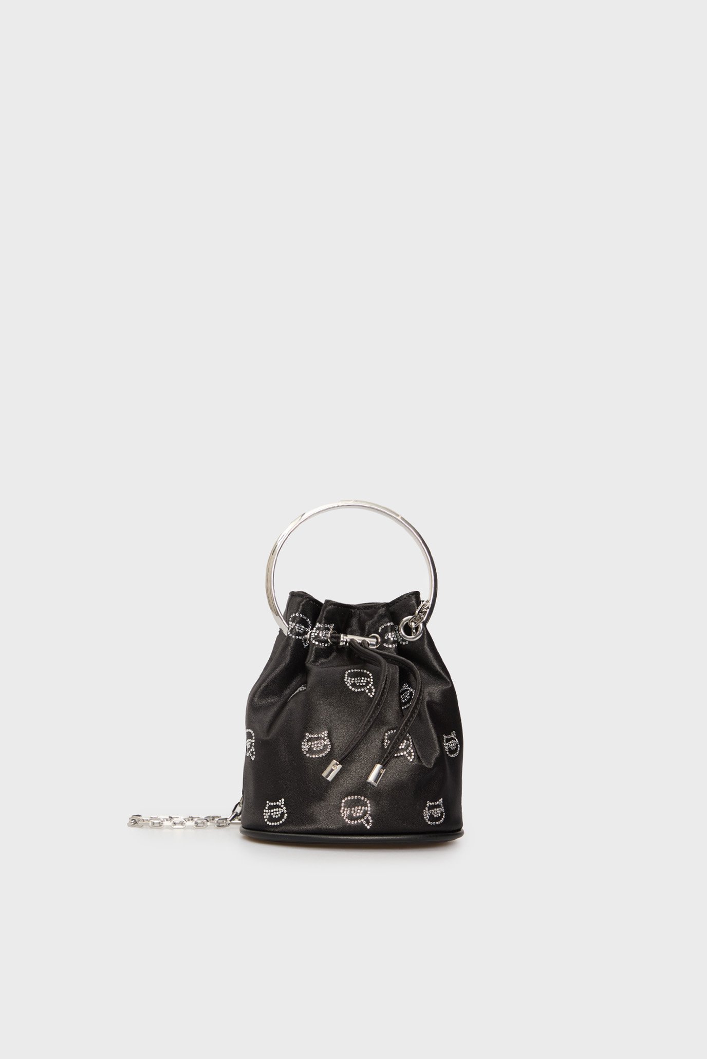 Женская черная сумка с узором Черный ONESIZE Karl Lagerfeld 246W3038 Женская черная сумка с узором Черный ONESIZE Karl Lagerfeld 246W3038