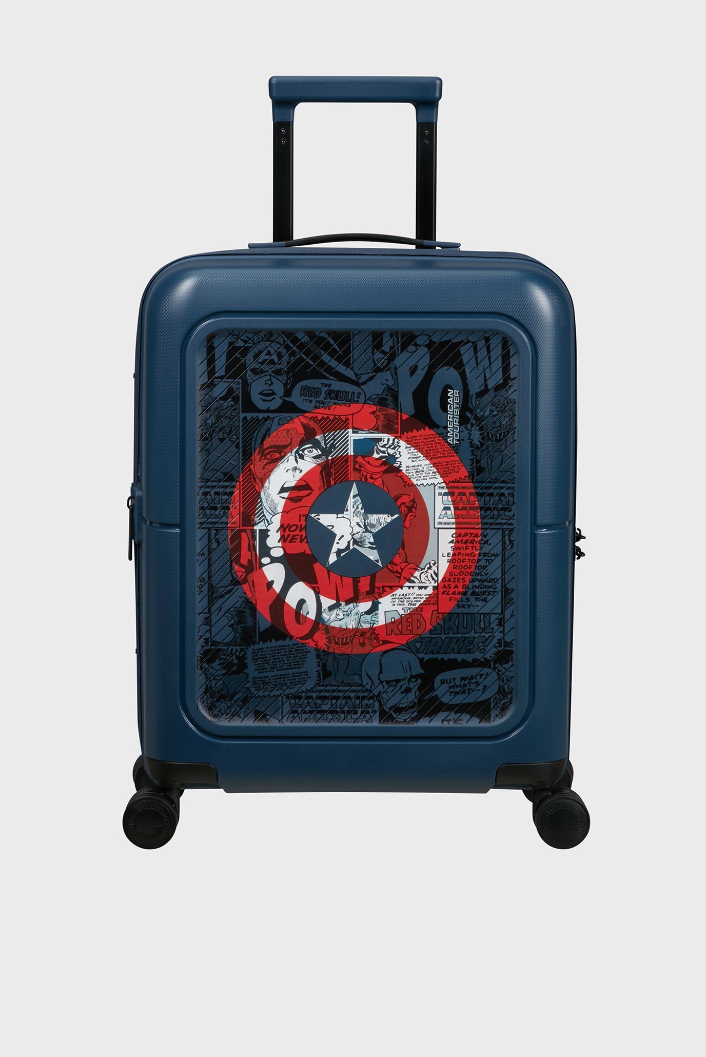 Дитяча темно-синя валіза 55 см DASHPOP DISNEY CAPT AMERICA SHIELD 1