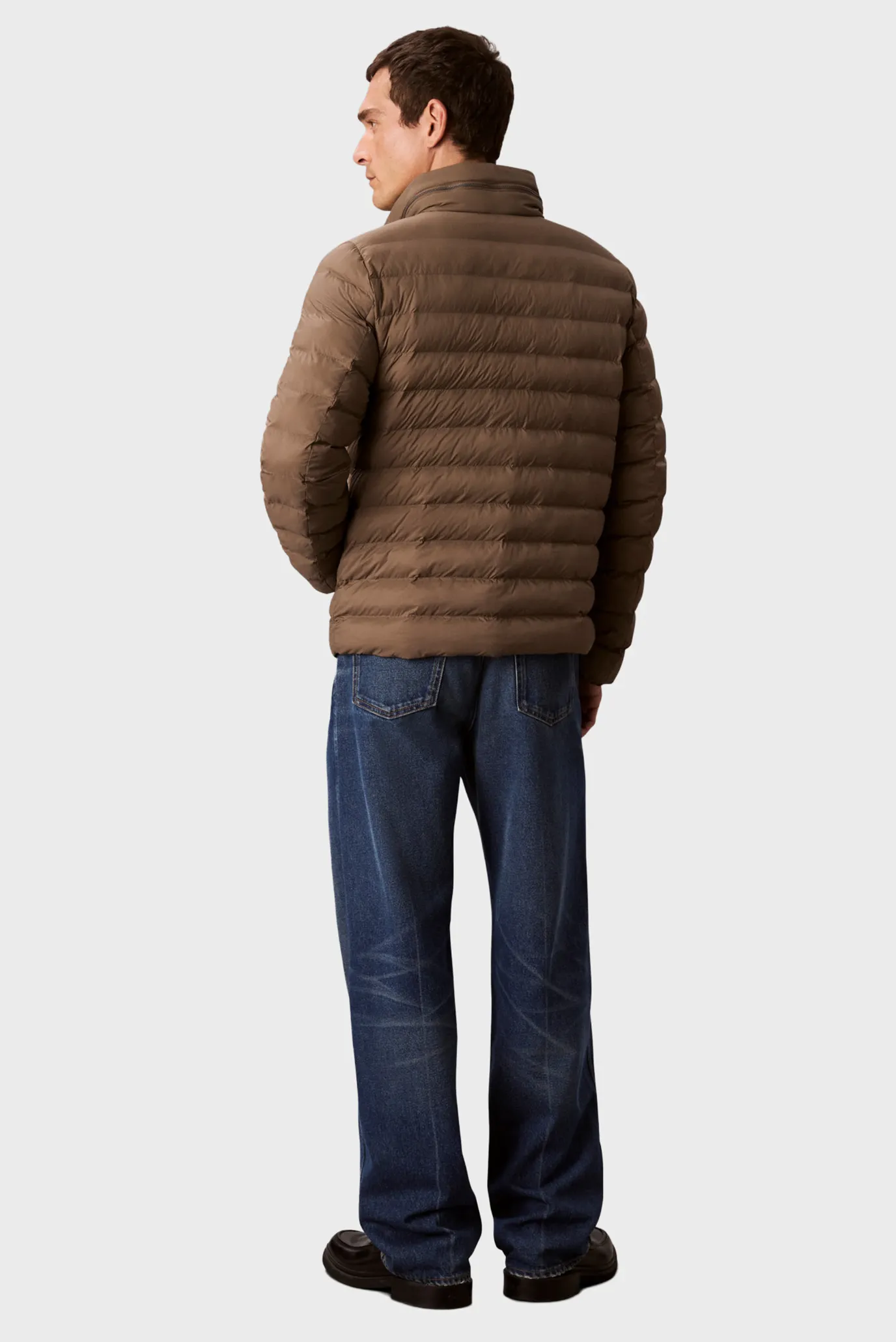 Мужская коричневая куртка LS NYLON LT 3