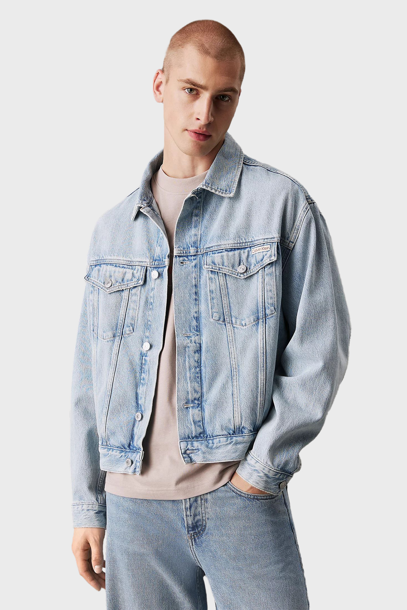 Чоловіча блакитна джинсова куртка RELAXED DENIM JACKET 1