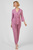 Жіноча рожева піжама (кардиган, брюки)
